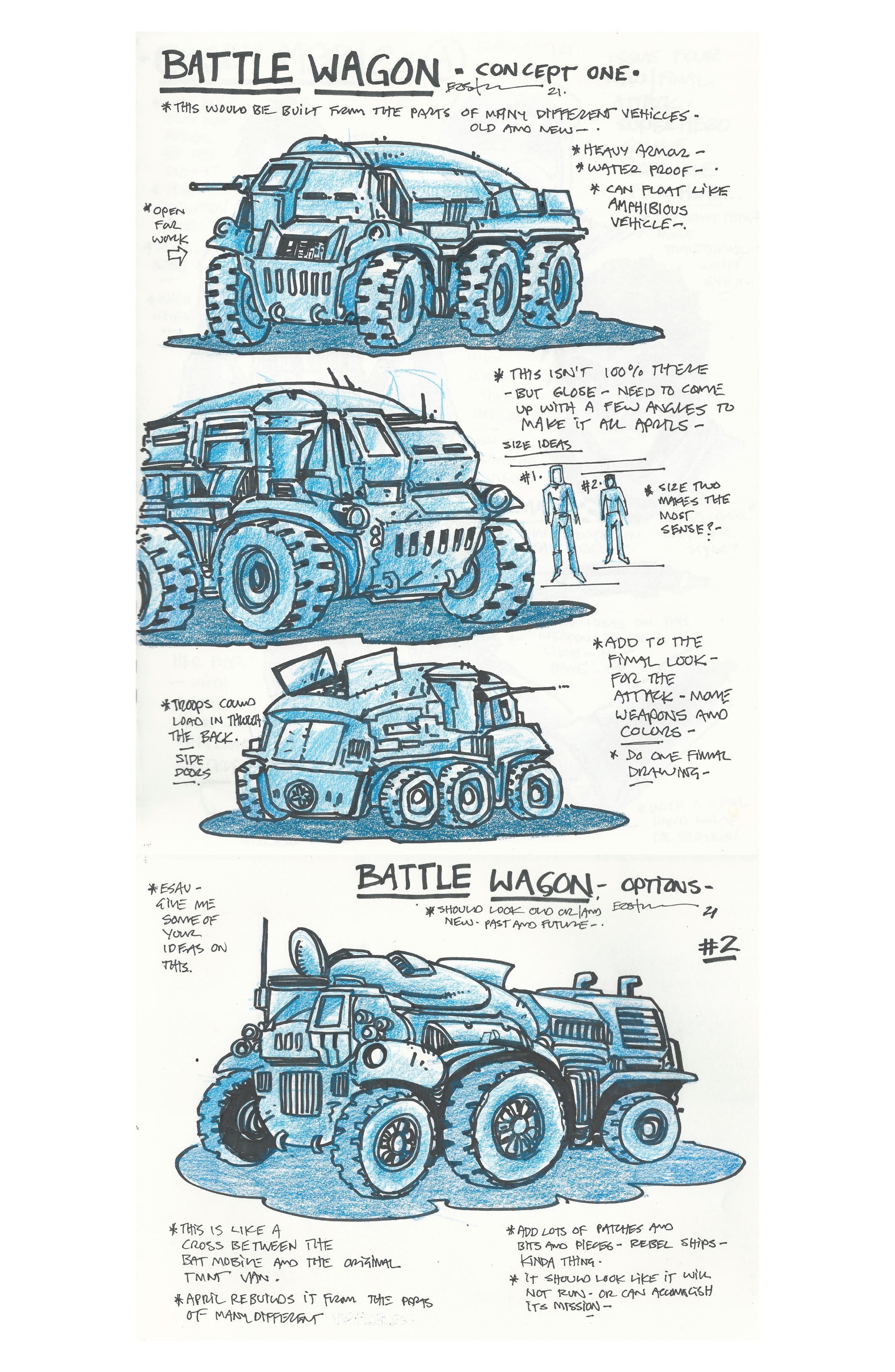 Teenage Mutant Ninja Turtles: The Last Ronin Design Archive (2021-) issue 1 - Page 14