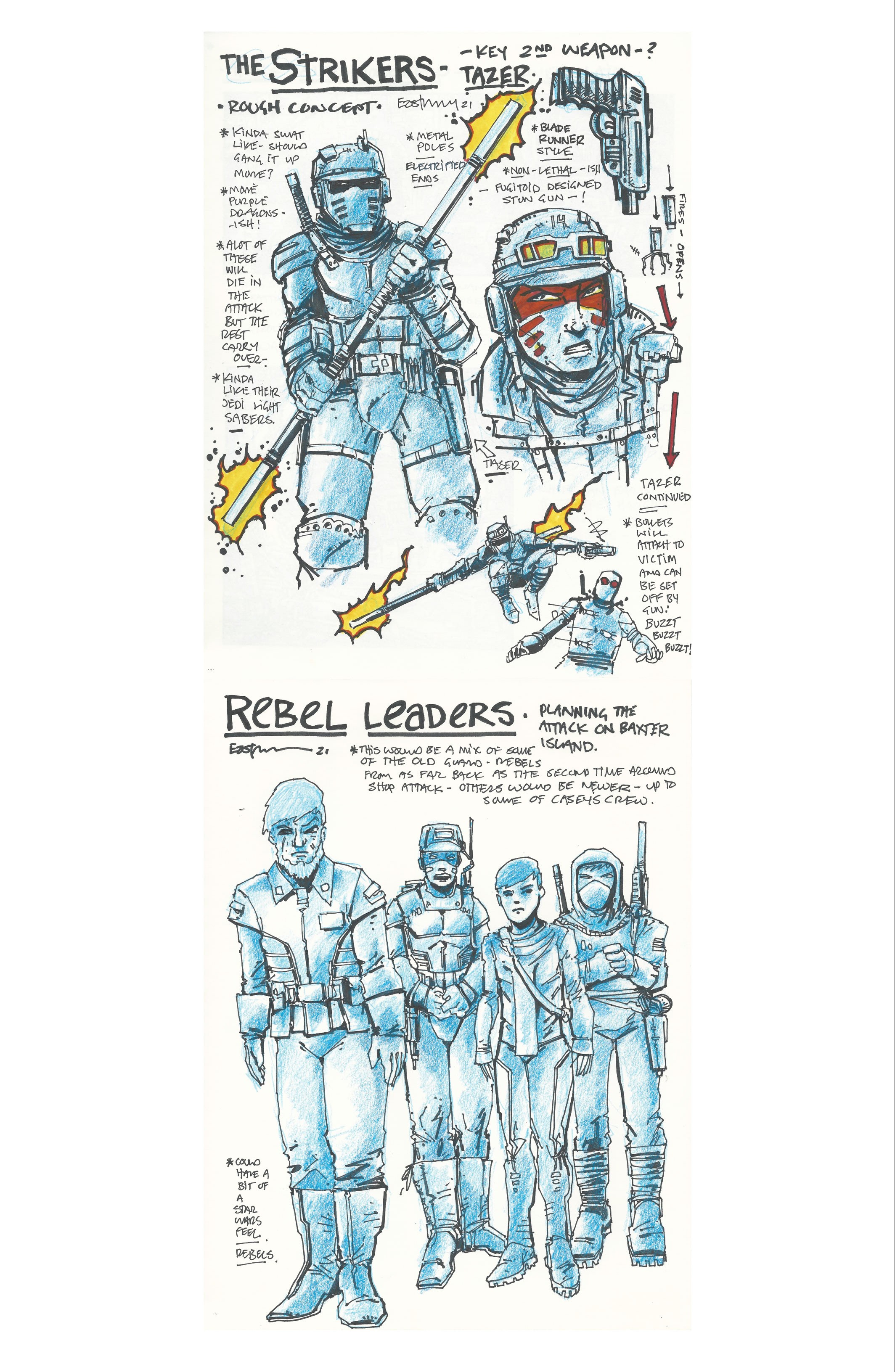 Teenage Mutant Ninja Turtles: The Last Ronin Design Archive (2021-) issue 1 - Page 21