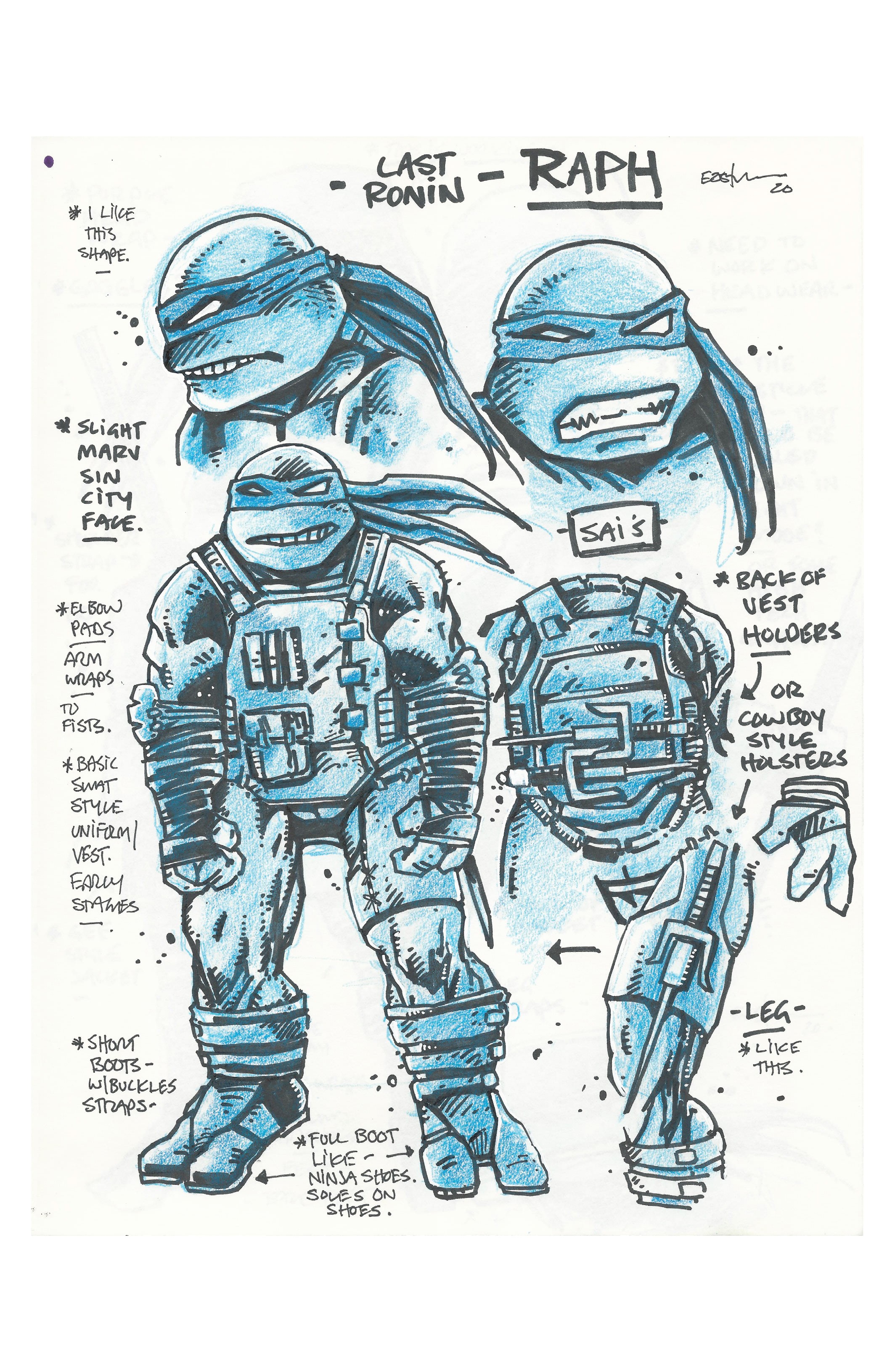 Teenage Mutant Ninja Turtles: The Last Ronin Design Archive (2021-) issue 1 - Page 24