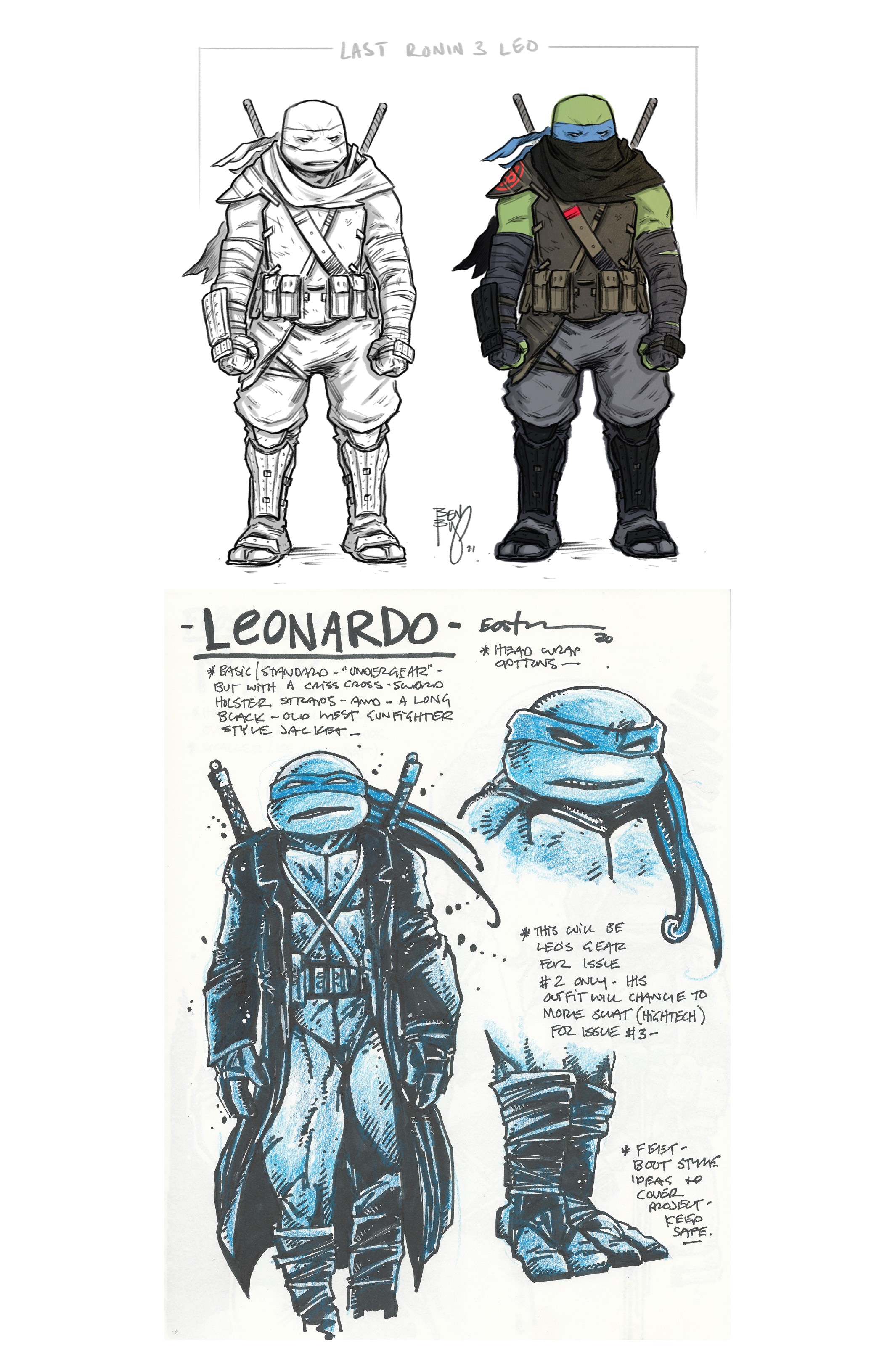 Teenage Mutant Ninja Turtles: The Last Ronin Design Archive (2021-) issue 1 - Page 25