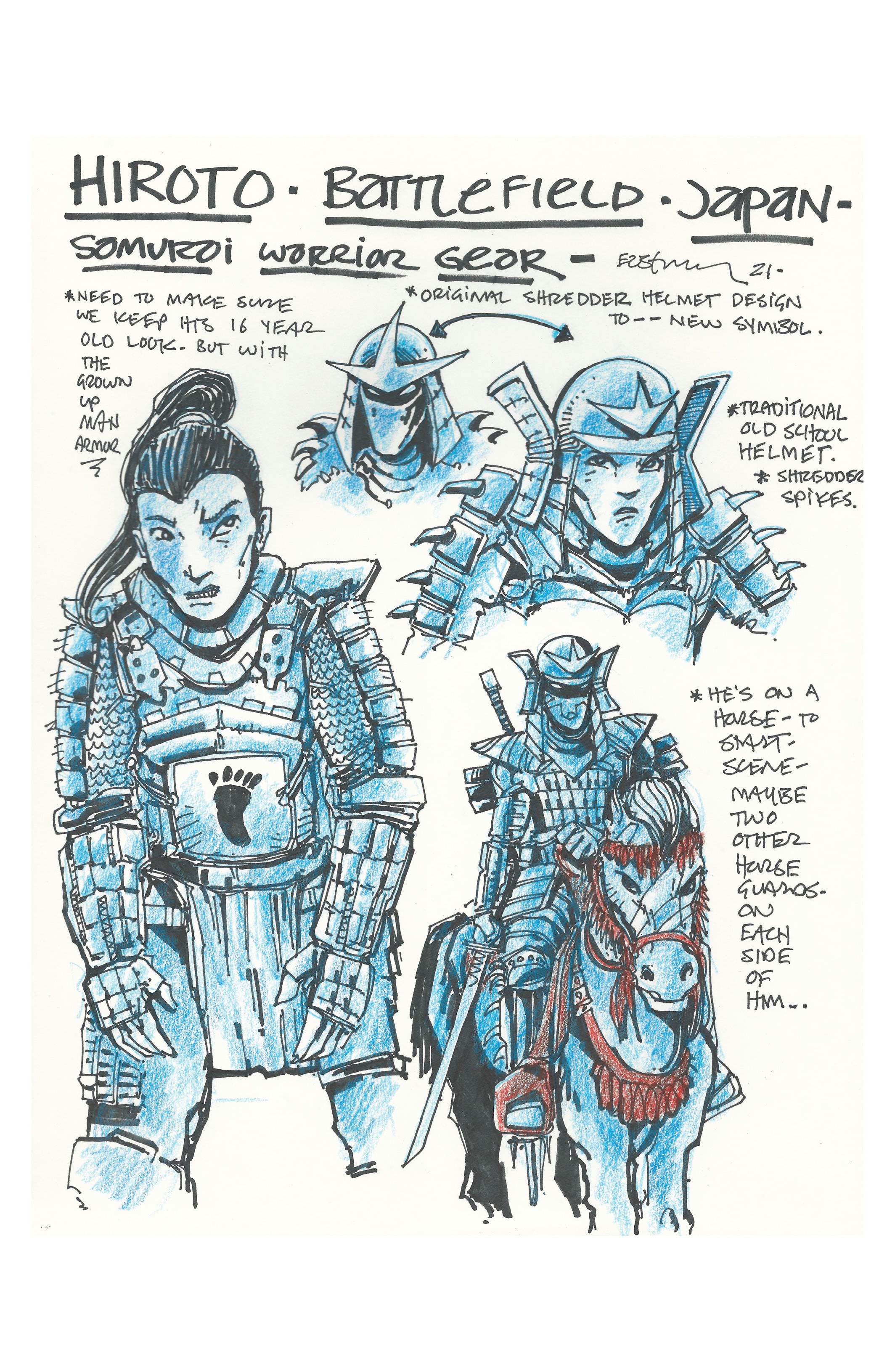 Teenage Mutant Ninja Turtles: The Last Ronin Design Archive (2021-) issue 1 - Page 35