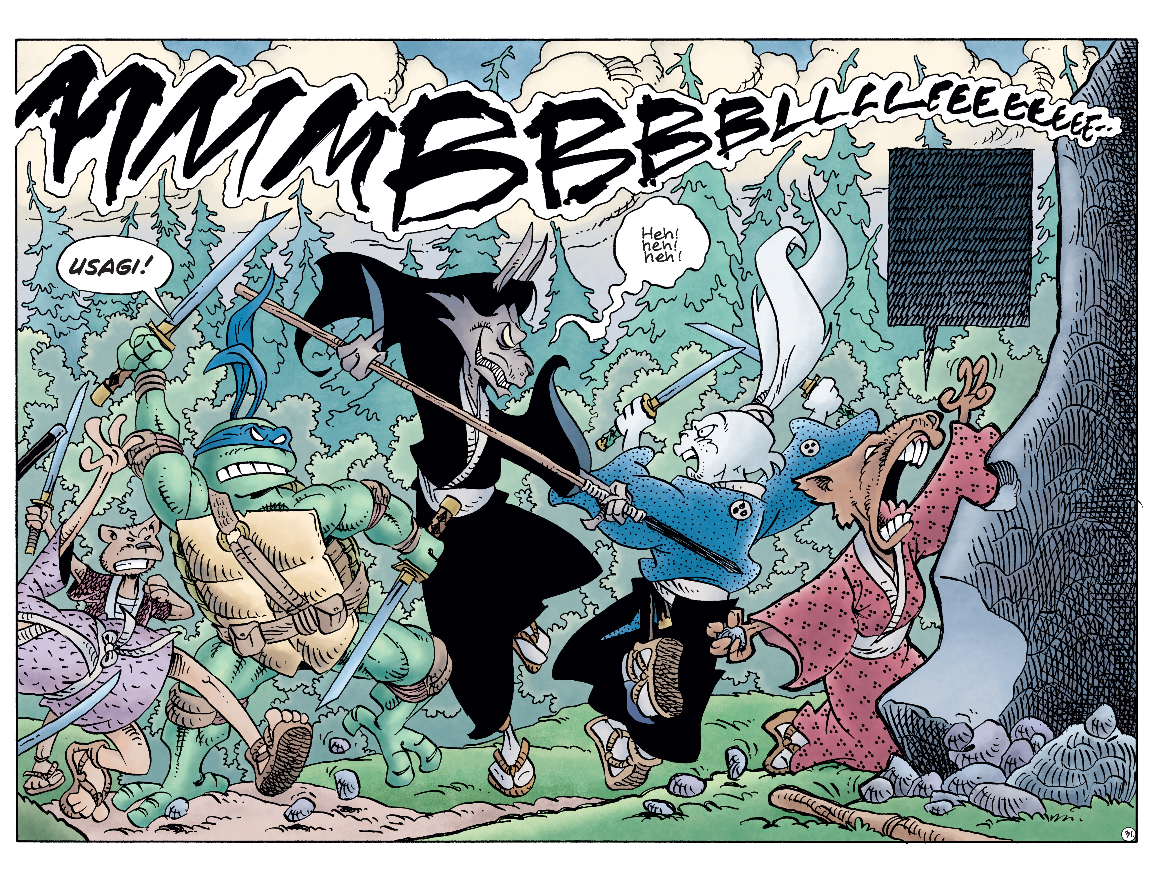 Teenage Mutant Ninja Turtles / Usagi Yojimbo (2017) issue 1 - Page 31