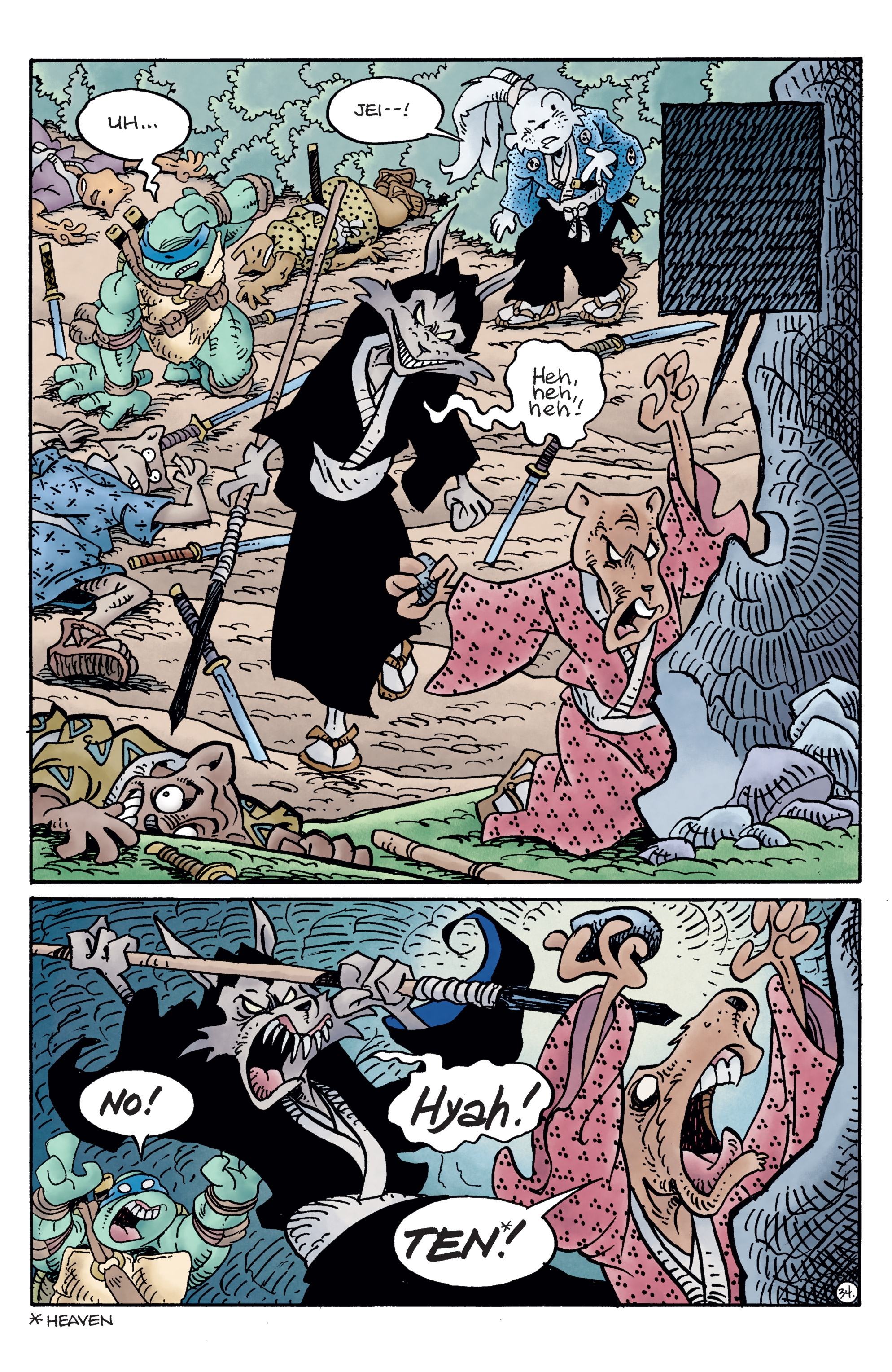 Teenage Mutant Ninja Turtles / Usagi Yojimbo (2017) issue 1 - Page 34