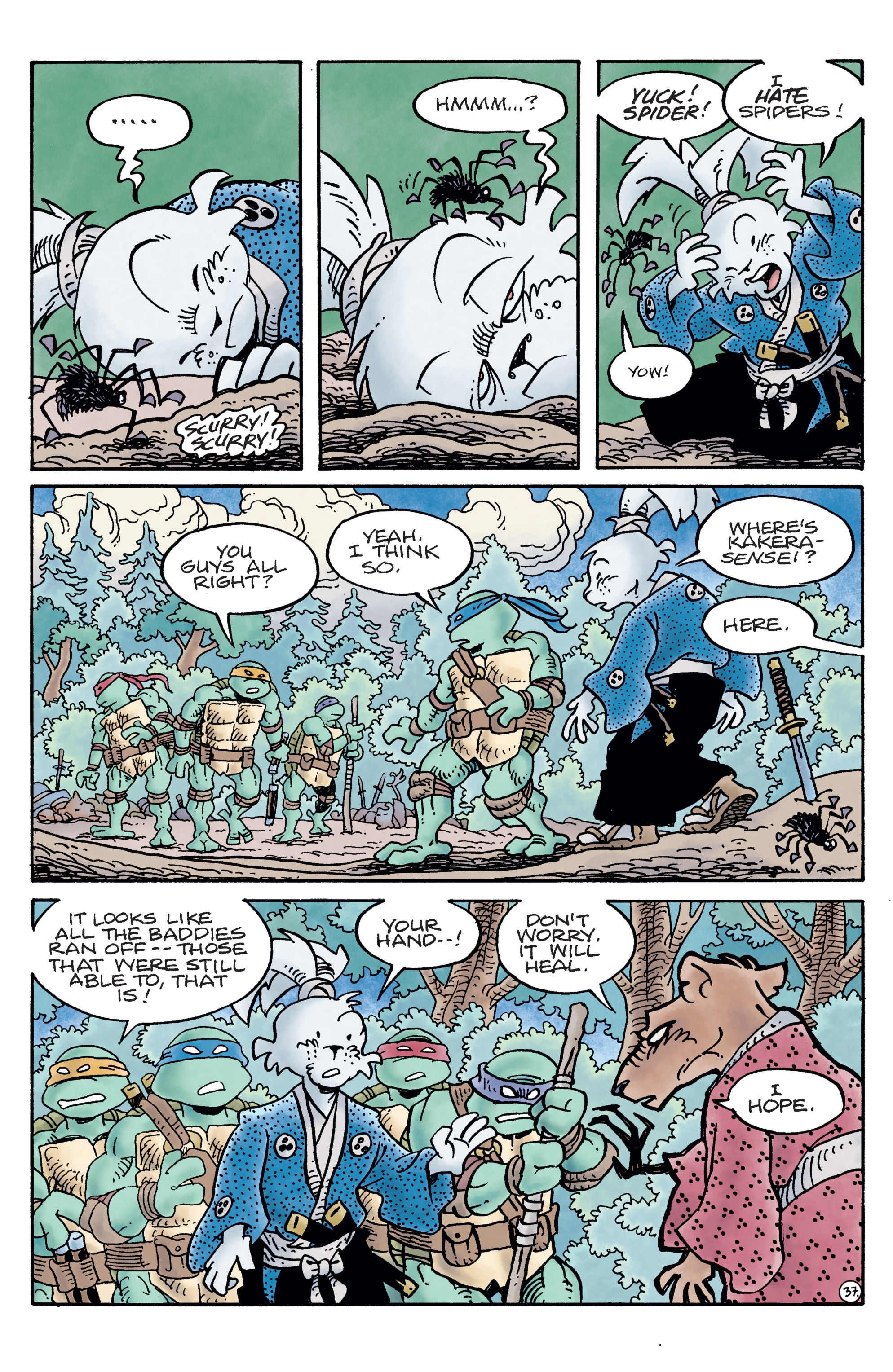 Teenage Mutant Ninja Turtles / Usagi Yojimbo (2017) issue 1 - Page 37