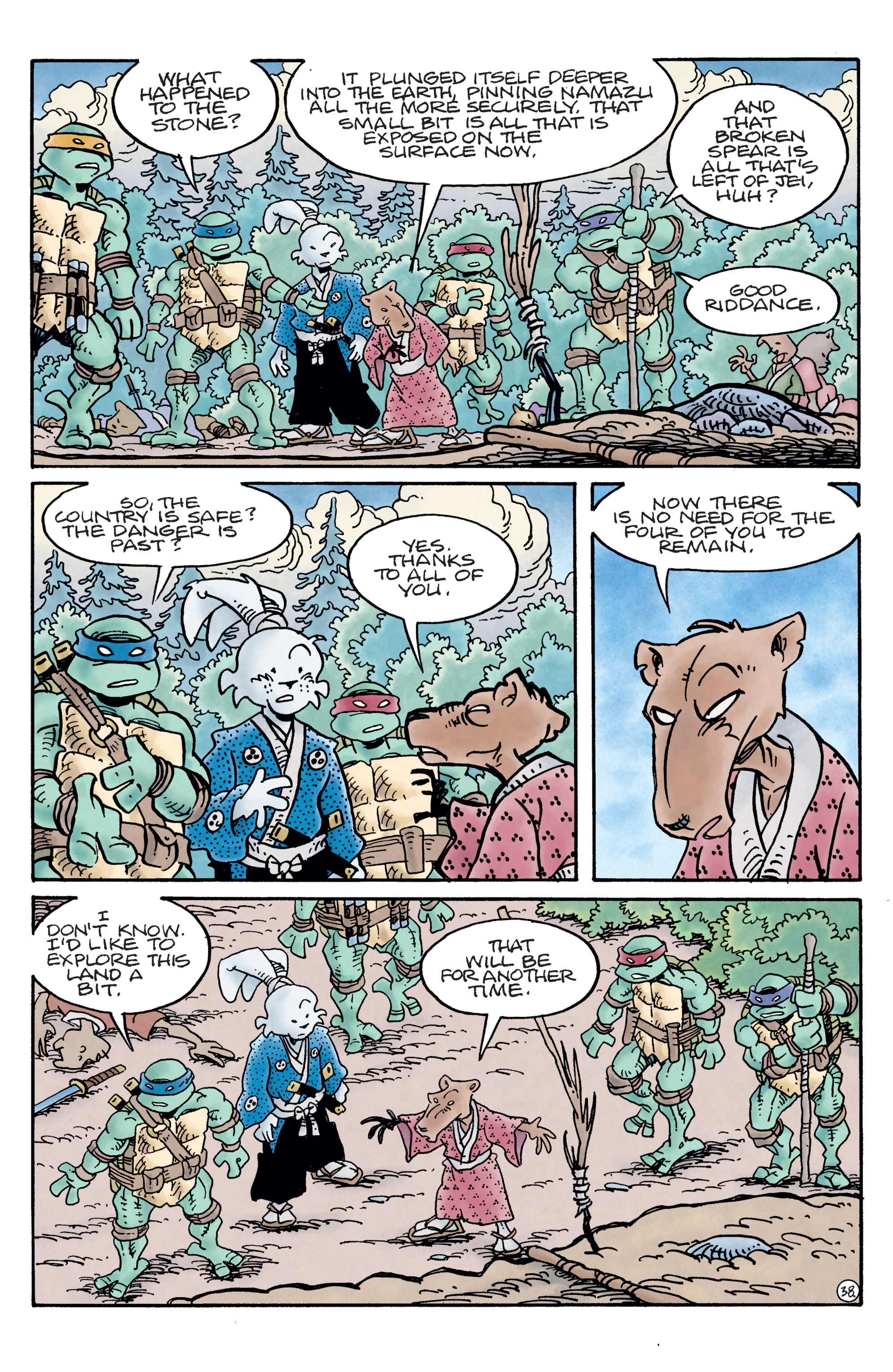 Teenage Mutant Ninja Turtles / Usagi Yojimbo (2017) issue 1 - Page 38