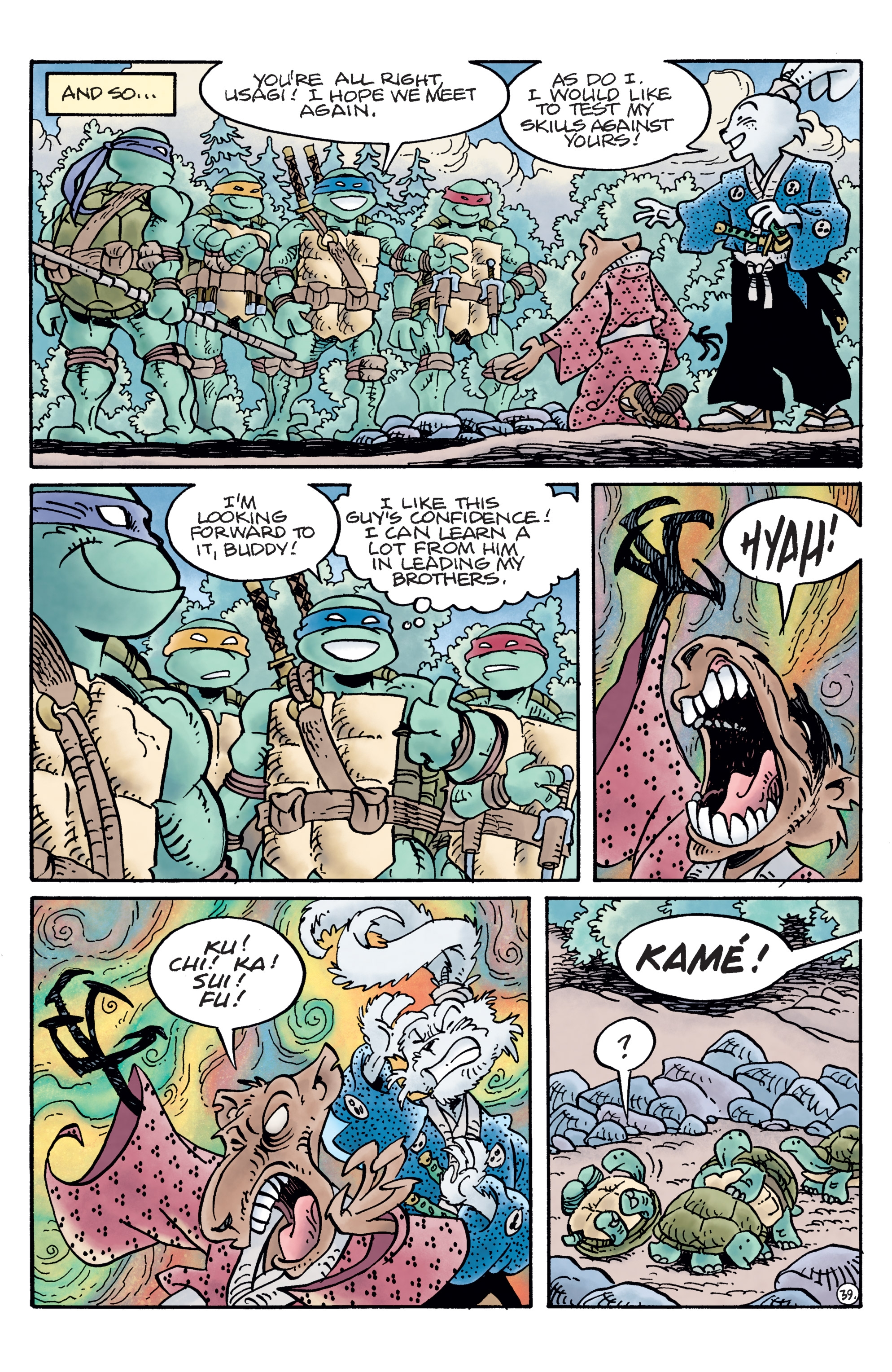 Teenage Mutant Ninja Turtles / Usagi Yojimbo (2017) issue 1 - Page 39