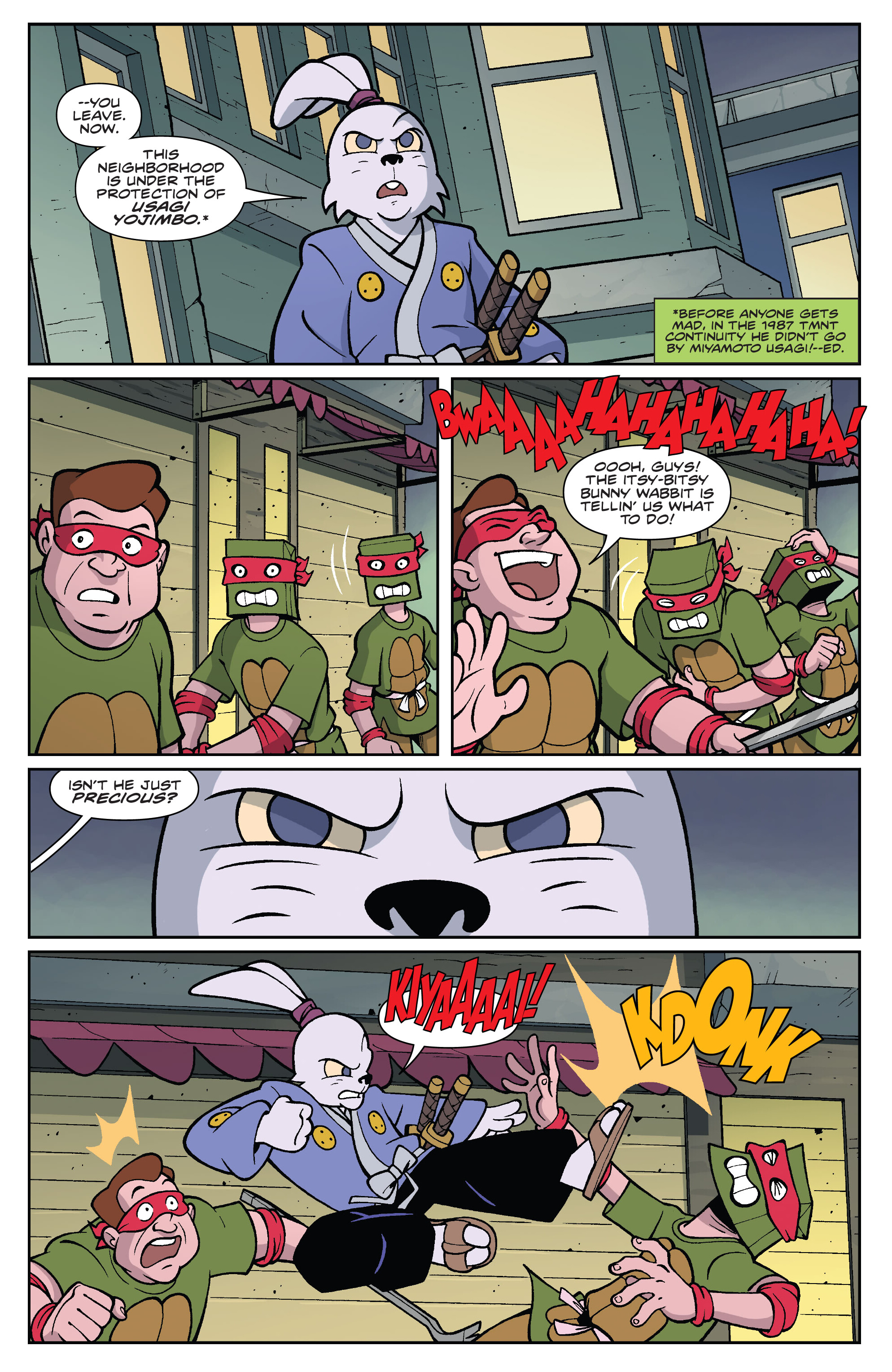 Teenage Mutant Ninja Turtles / Usagi Yojimbo: Saturday Morning Adventures (2024-): Chapter 1 - Page 4