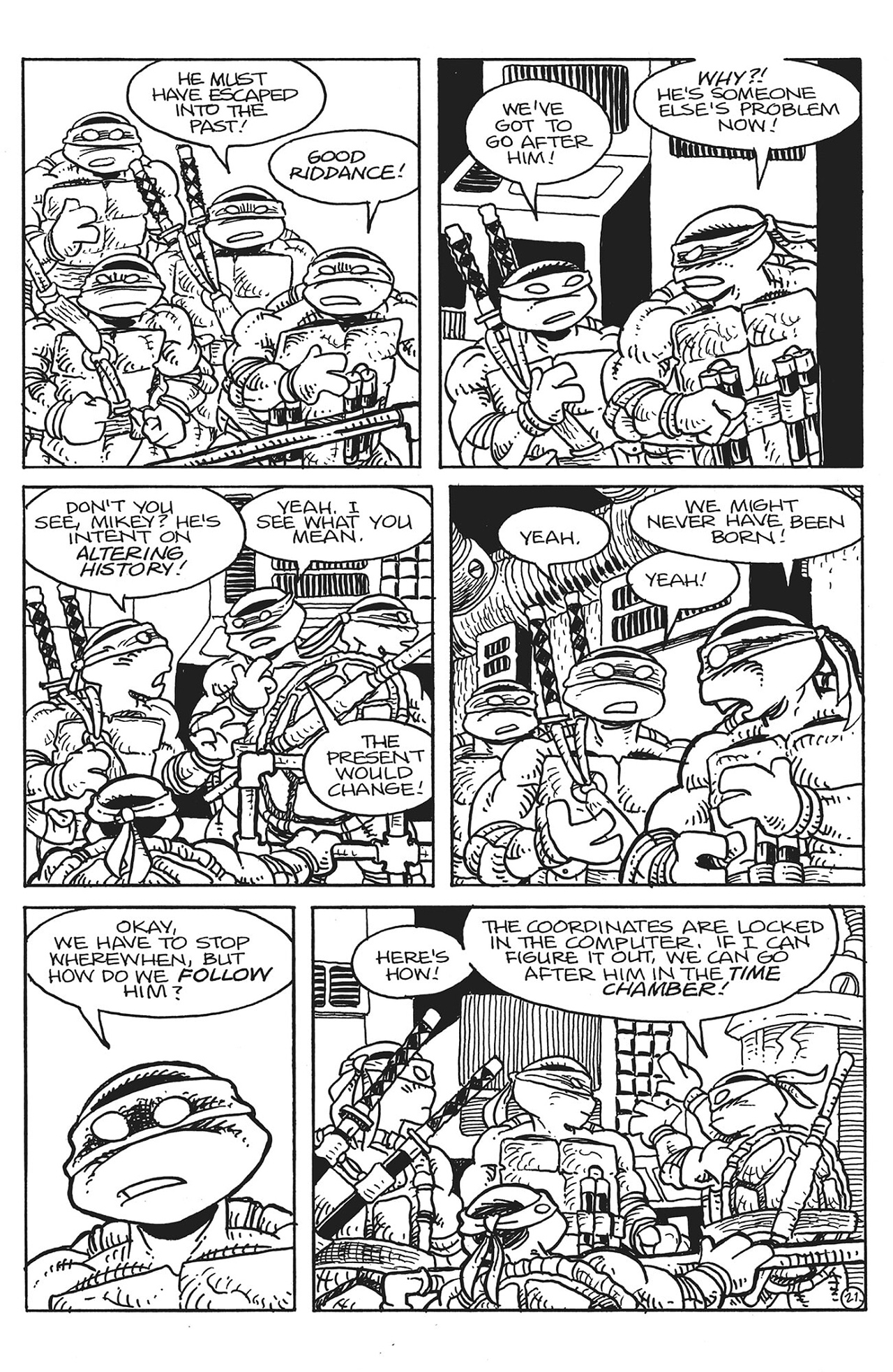 Teenage Mutant Ninja Turtles / Usagi Yojimbo: WhereWhen (2023-) issue Director's Cut 1 - Page 22