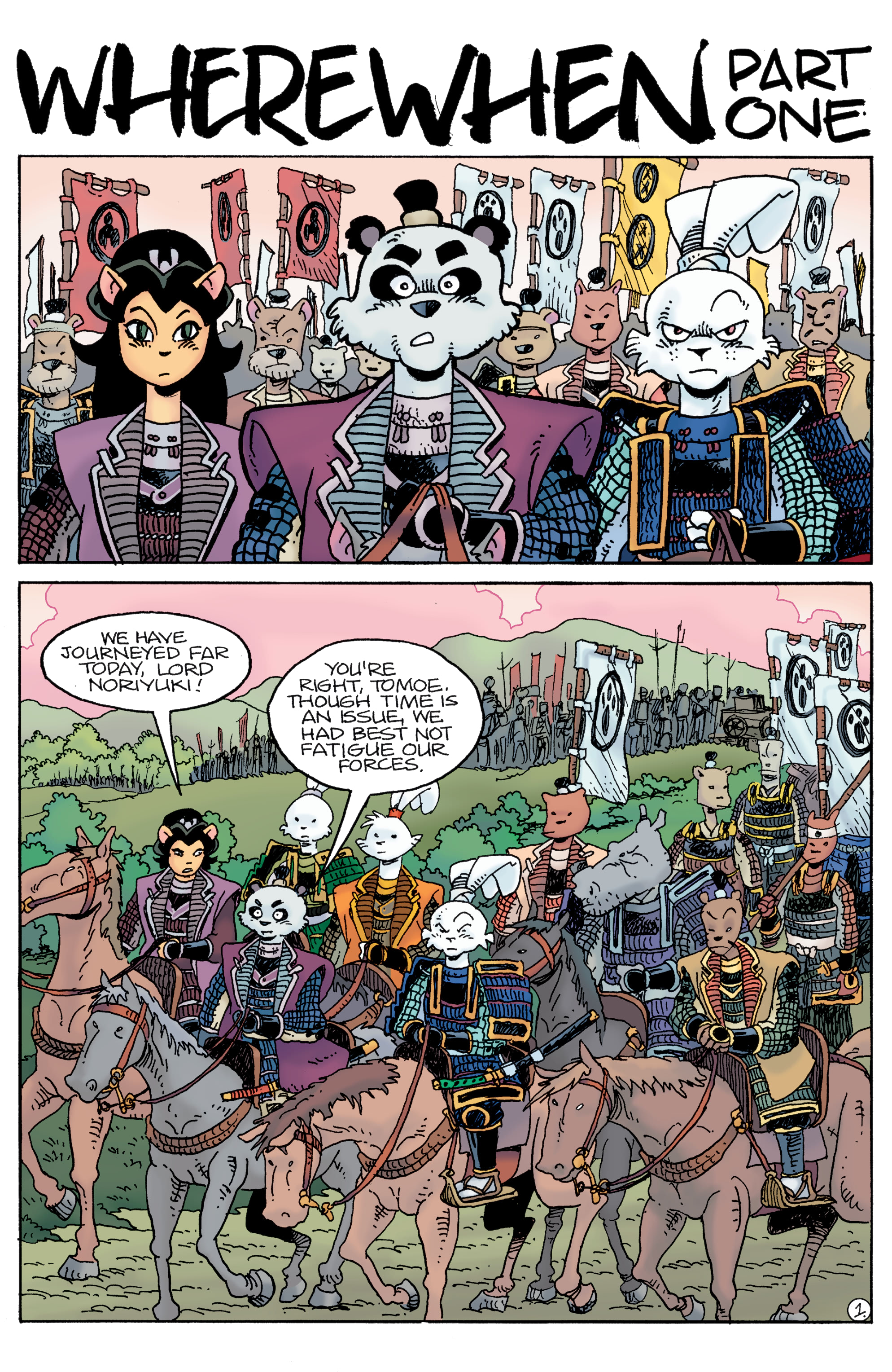 Teenage Mutant Ninja Turtles / Usagi Yojimbo: WhereWhen (2023-): Chapter 1 - Page 3