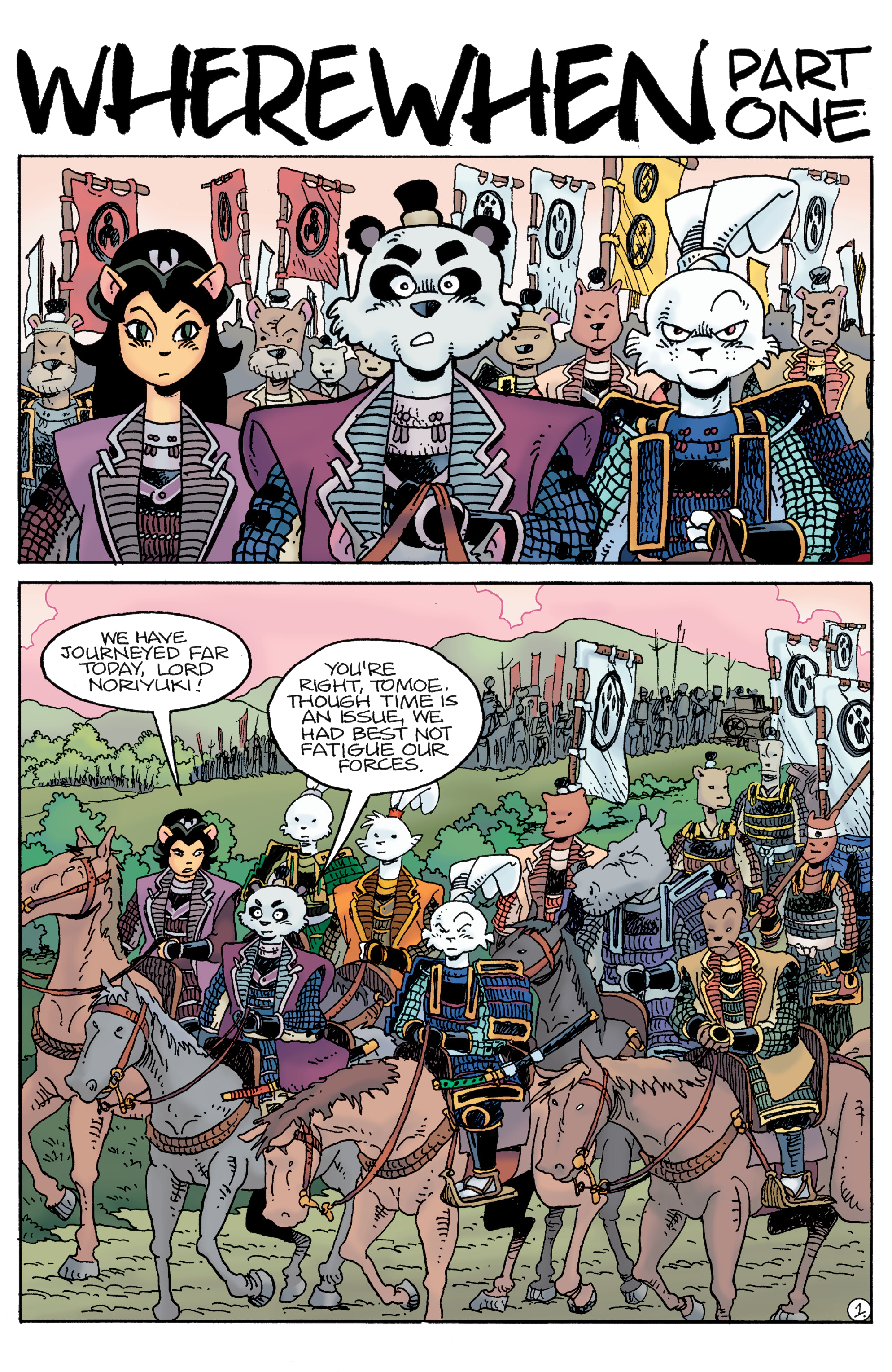 Teenage Mutant Ninja Turtles / Usagi Yojimbo: WhereWhen (2023-) issue 1 - Page 3