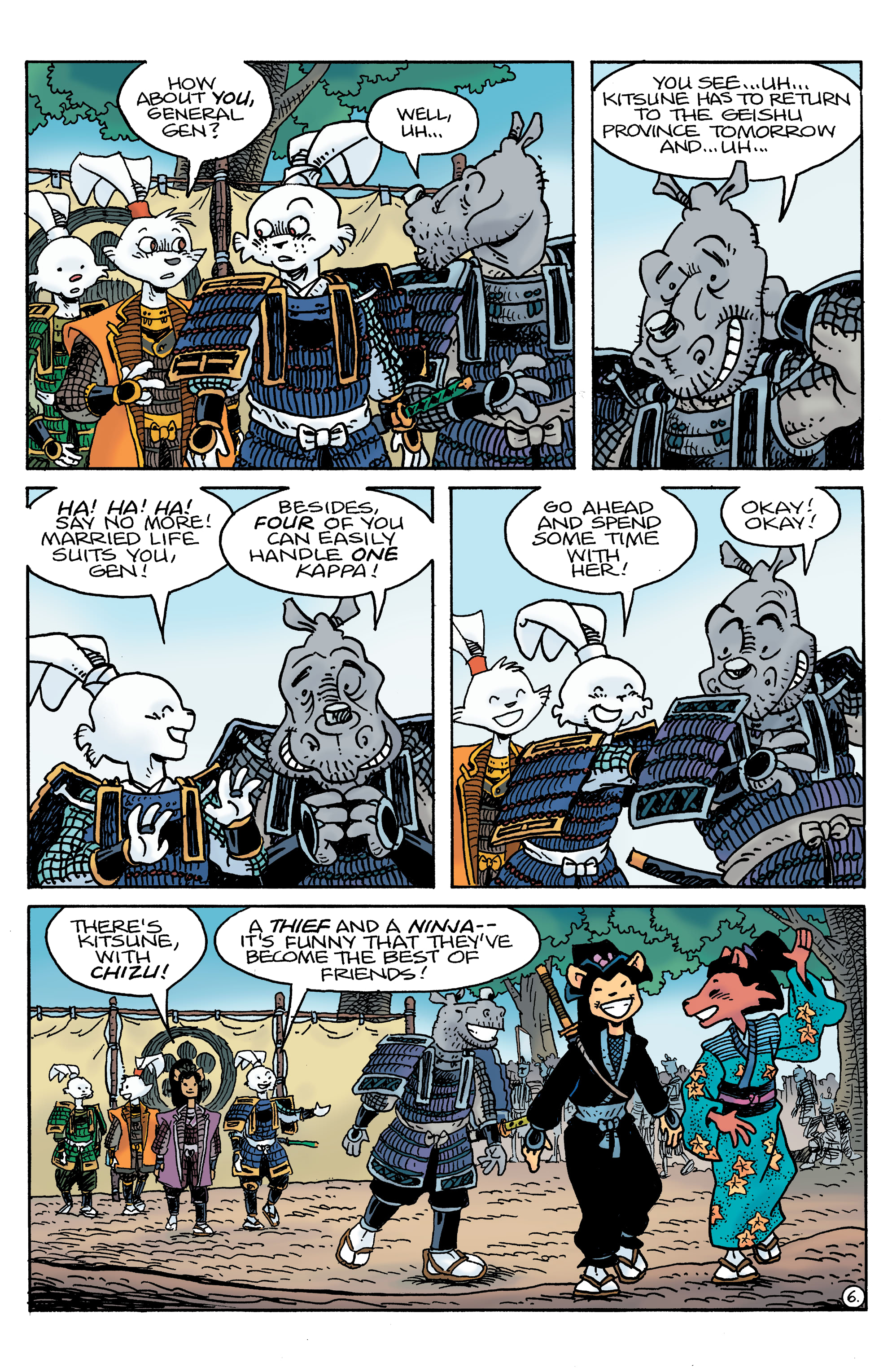 Teenage Mutant Ninja Turtles / Usagi Yojimbo: WhereWhen (2023-) issue 1 - Page 7