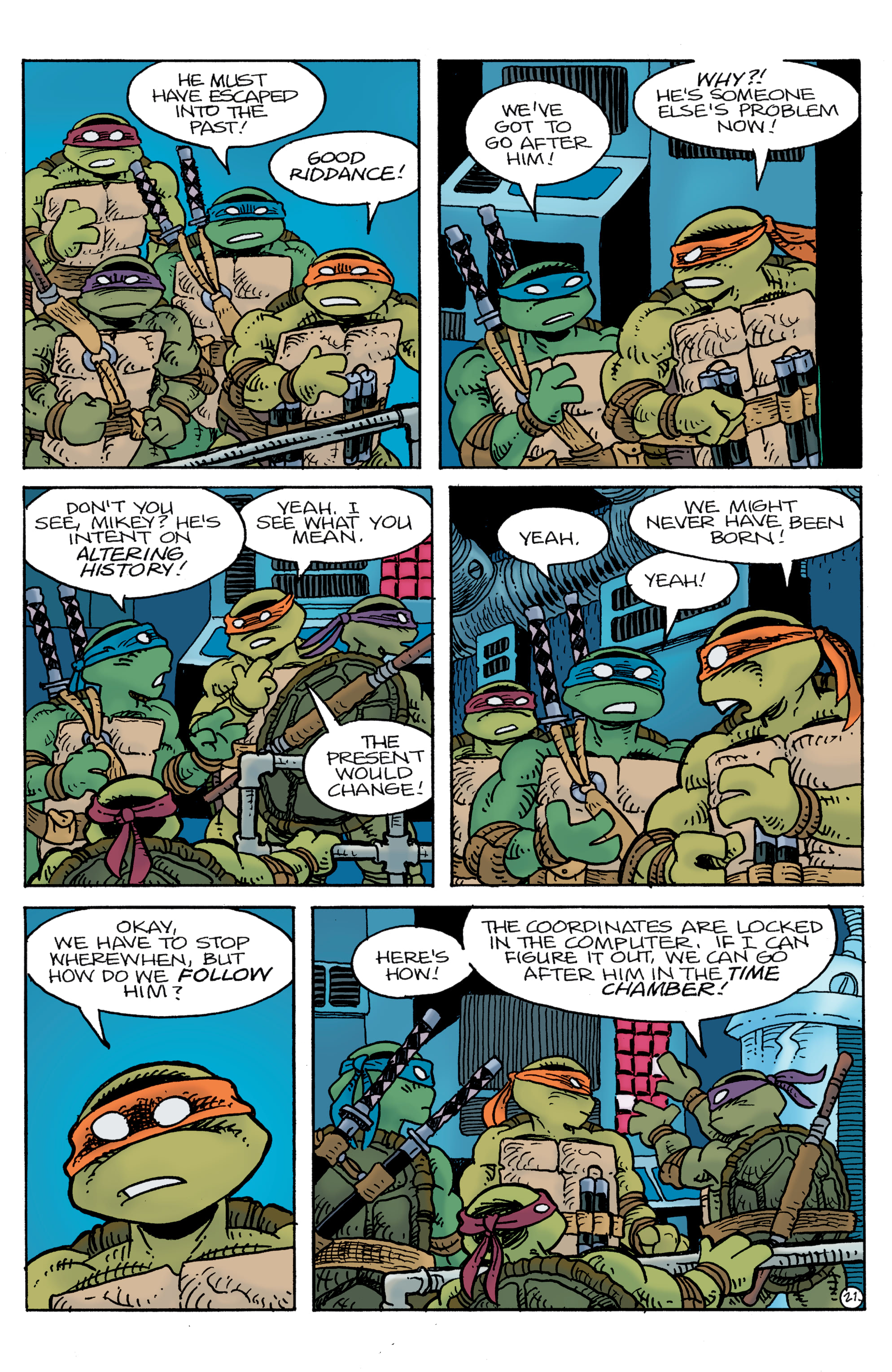 Teenage Mutant Ninja Turtles / Usagi Yojimbo: WhereWhen (2023-) issue 1 - Page 22