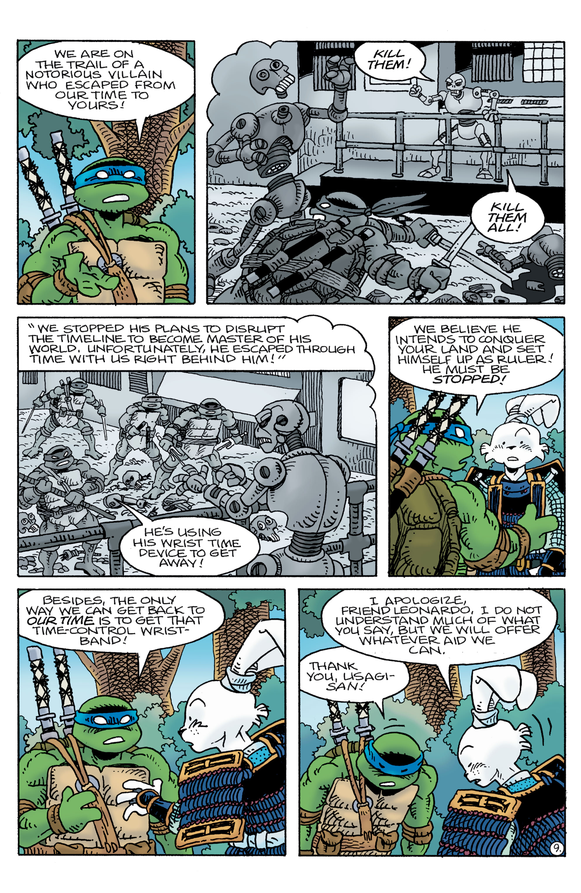 Teenage Mutant Ninja Turtles / Usagi Yojimbo: WhereWhen (2023-) issue 2 - Page 11