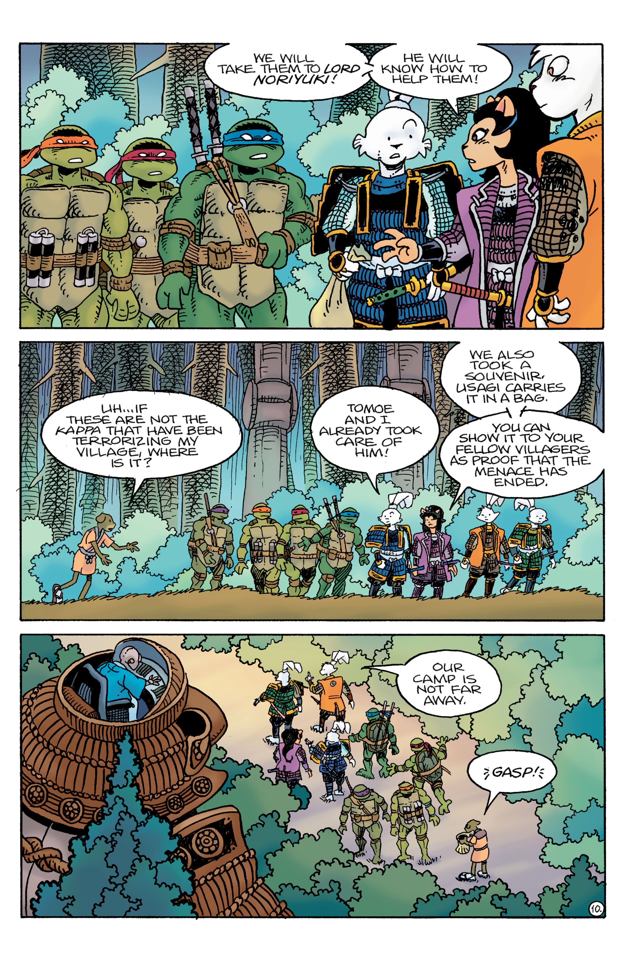 Teenage Mutant Ninja Turtles / Usagi Yojimbo: WhereWhen (2023-) issue 2 - Page 12