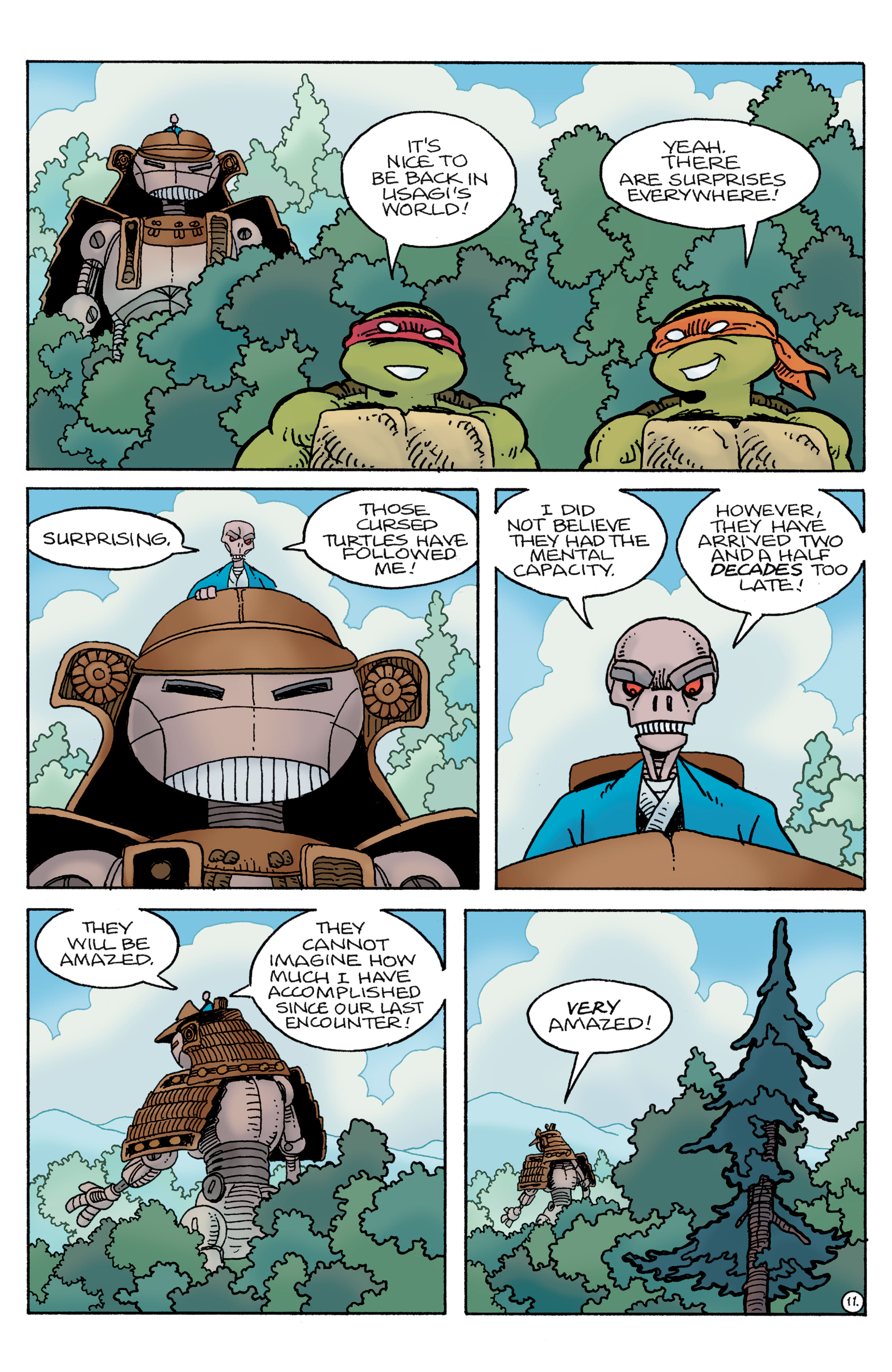 Teenage Mutant Ninja Turtles / Usagi Yojimbo: WhereWhen (2023-) issue 2 - Page 13