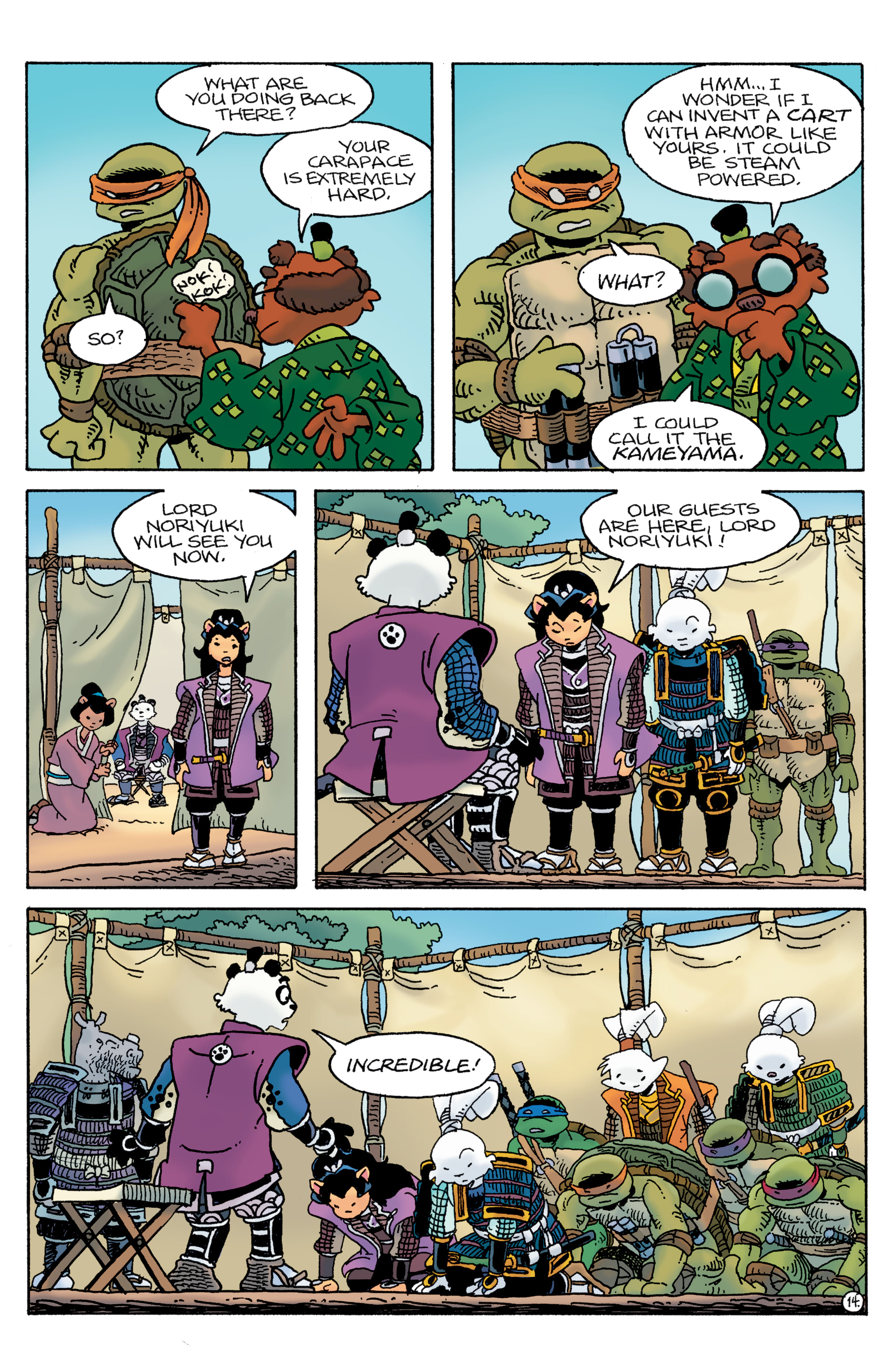 Teenage Mutant Ninja Turtles / Usagi Yojimbo: WhereWhen (2023-) issue 2 - Page 16