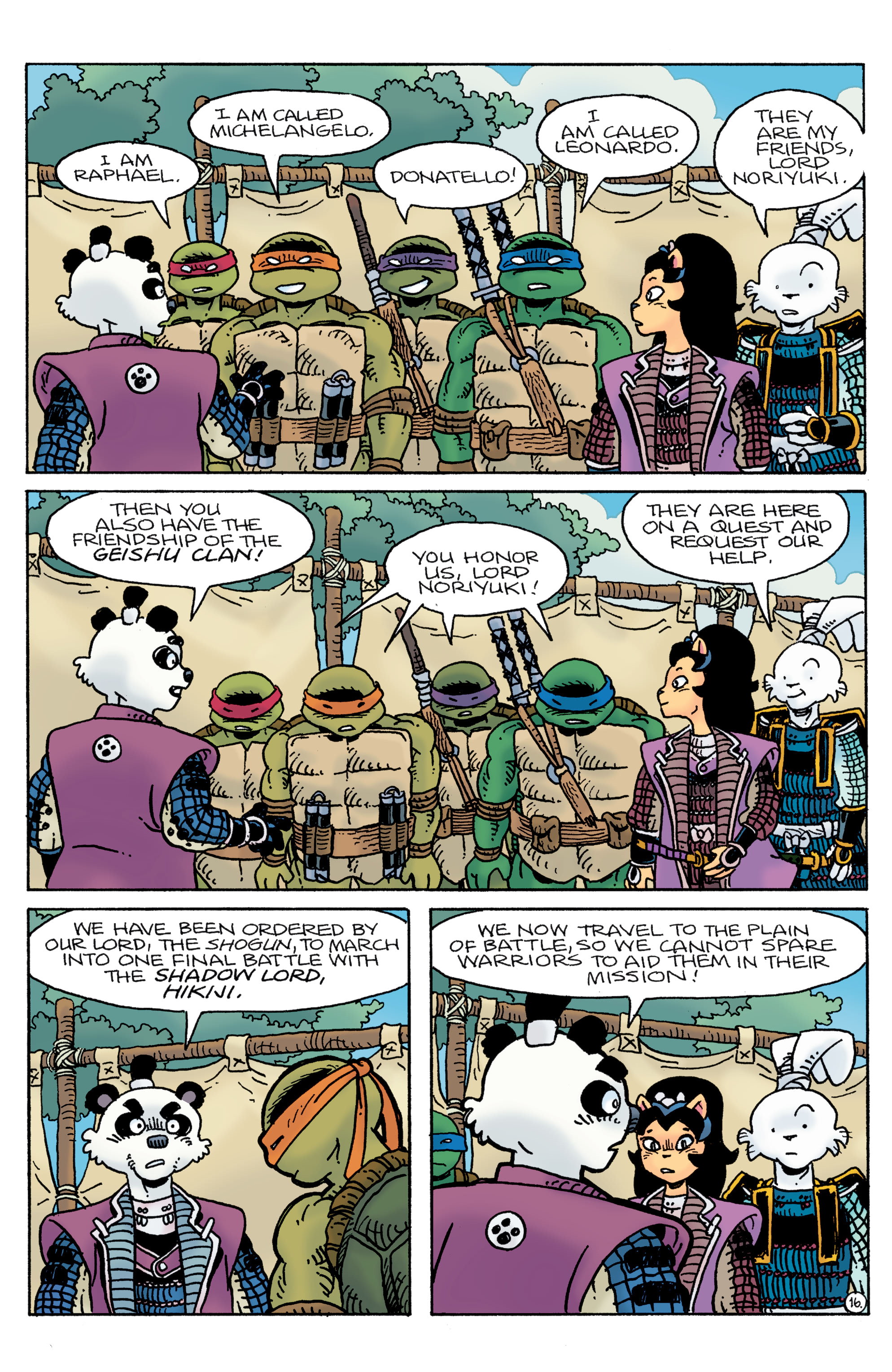 Teenage Mutant Ninja Turtles / Usagi Yojimbo: WhereWhen (2023-) issue 2 - Page 18