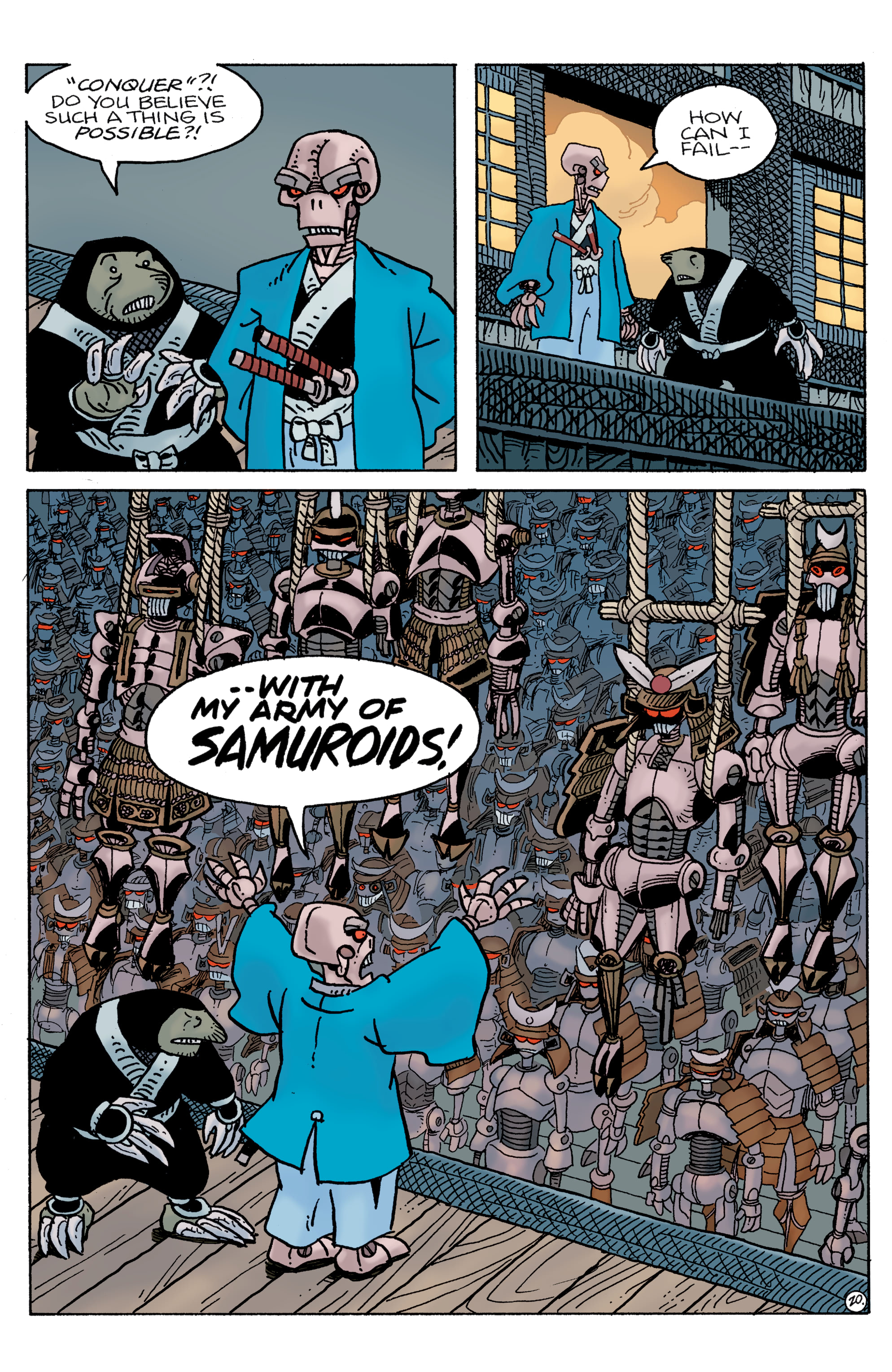 Teenage Mutant Ninja Turtles / Usagi Yojimbo: WhereWhen (2023-) issue 2 - Page 22