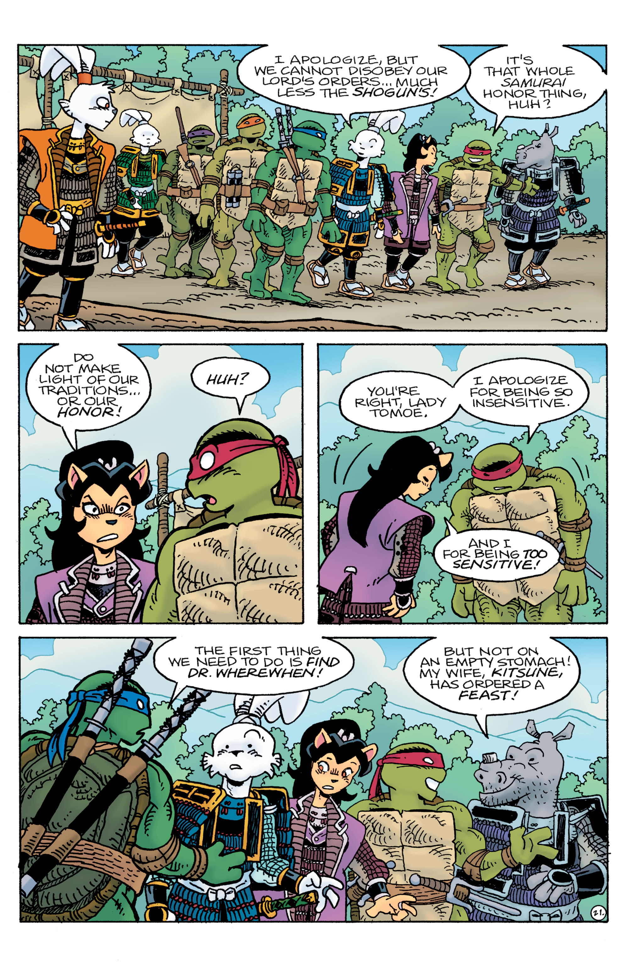 Teenage Mutant Ninja Turtles / Usagi Yojimbo: WhereWhen (2023-) issue 2 - Page 23