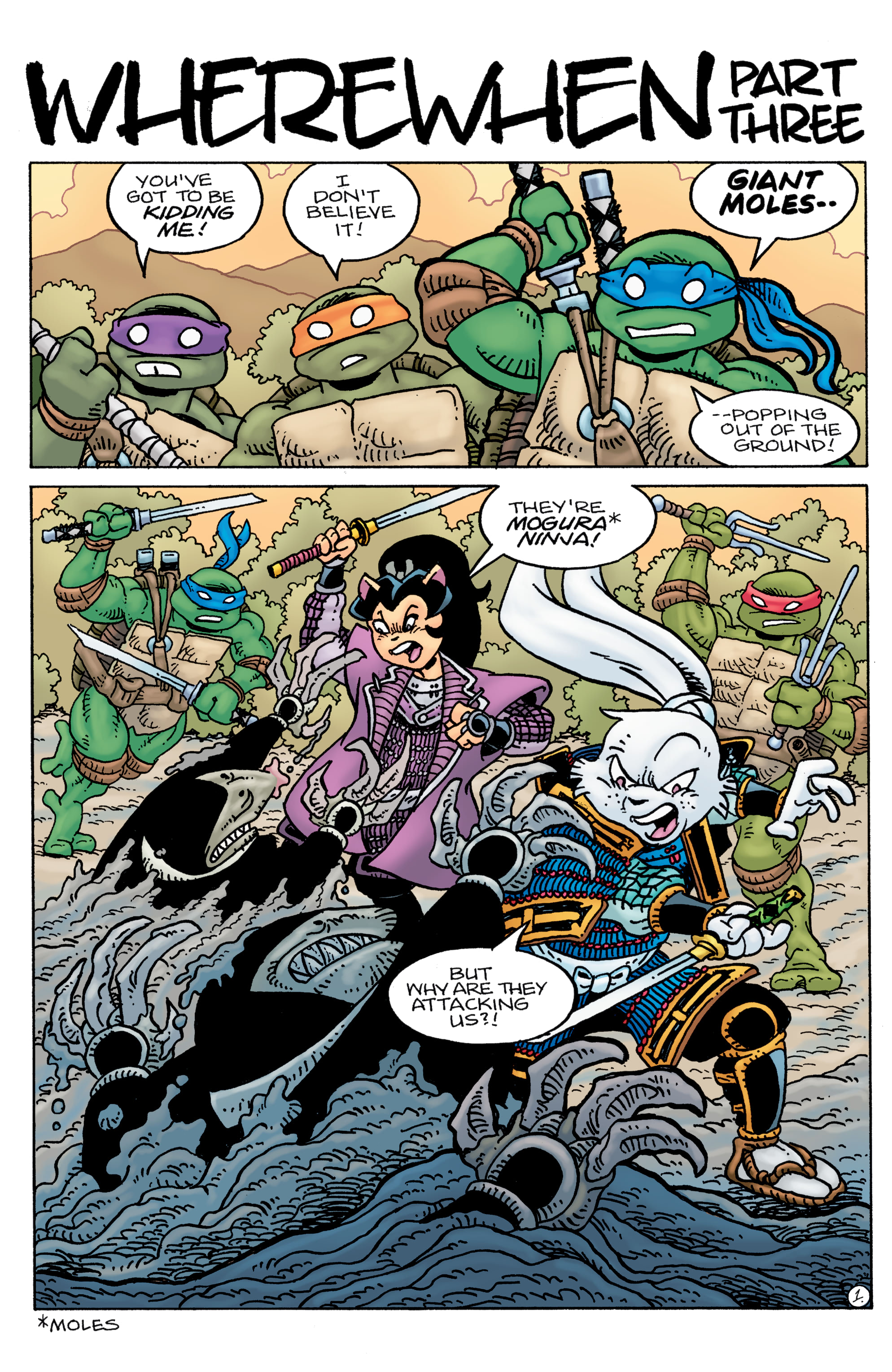 Teenage Mutant Ninja Turtles / Usagi Yojimbo: WhereWhen (2023-) issue 3 - Page 4