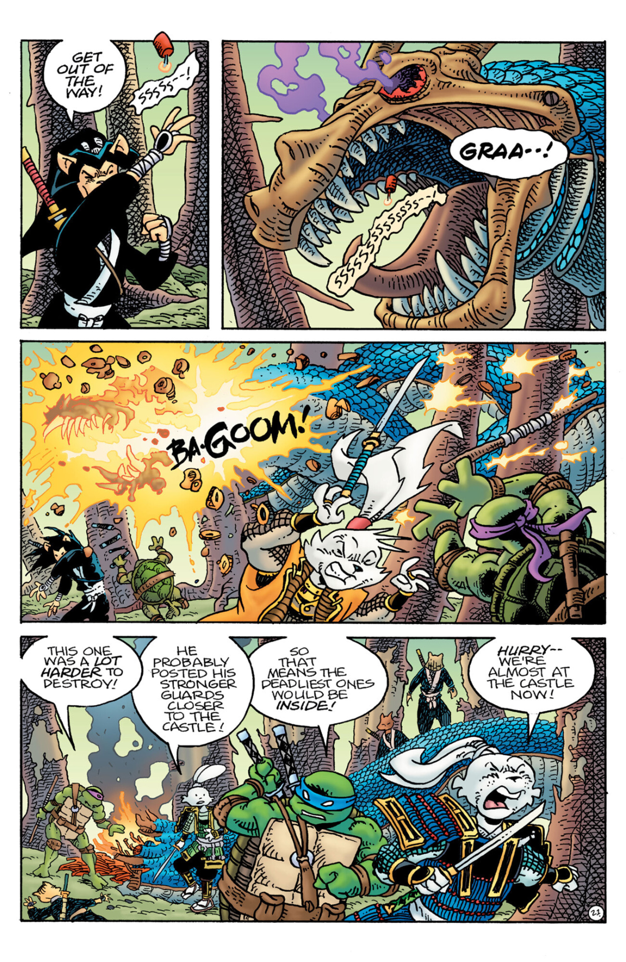 Teenage Mutant Ninja Turtles / Usagi Yojimbo: WhereWhen (2023-) issue 4 - Page 22