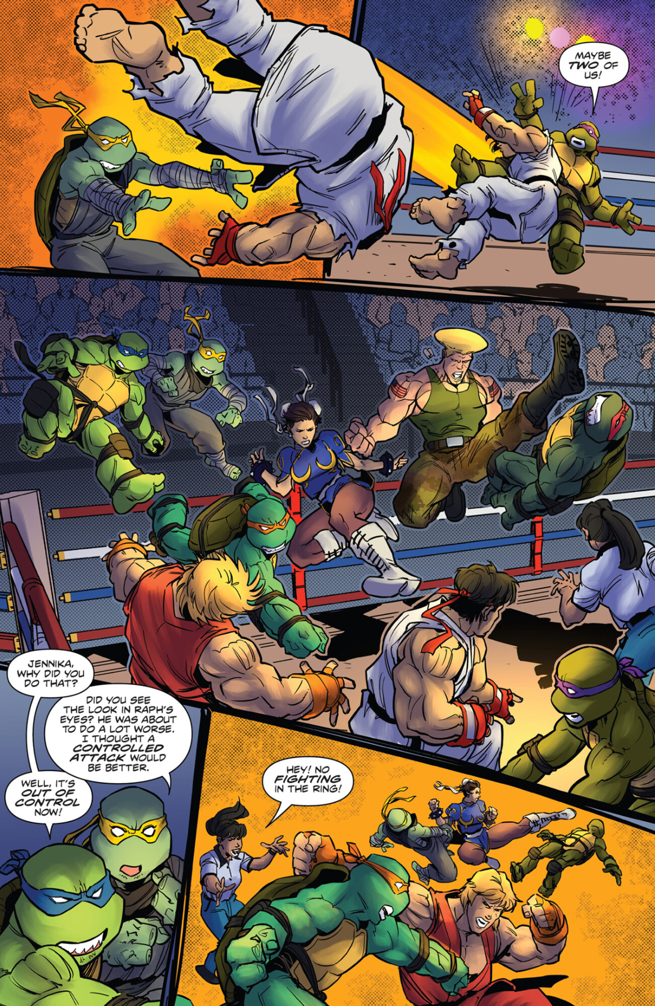 Teenage Mutant Ninja Turtles vs. Street Fighter (2023-) issue 2 - Page 14