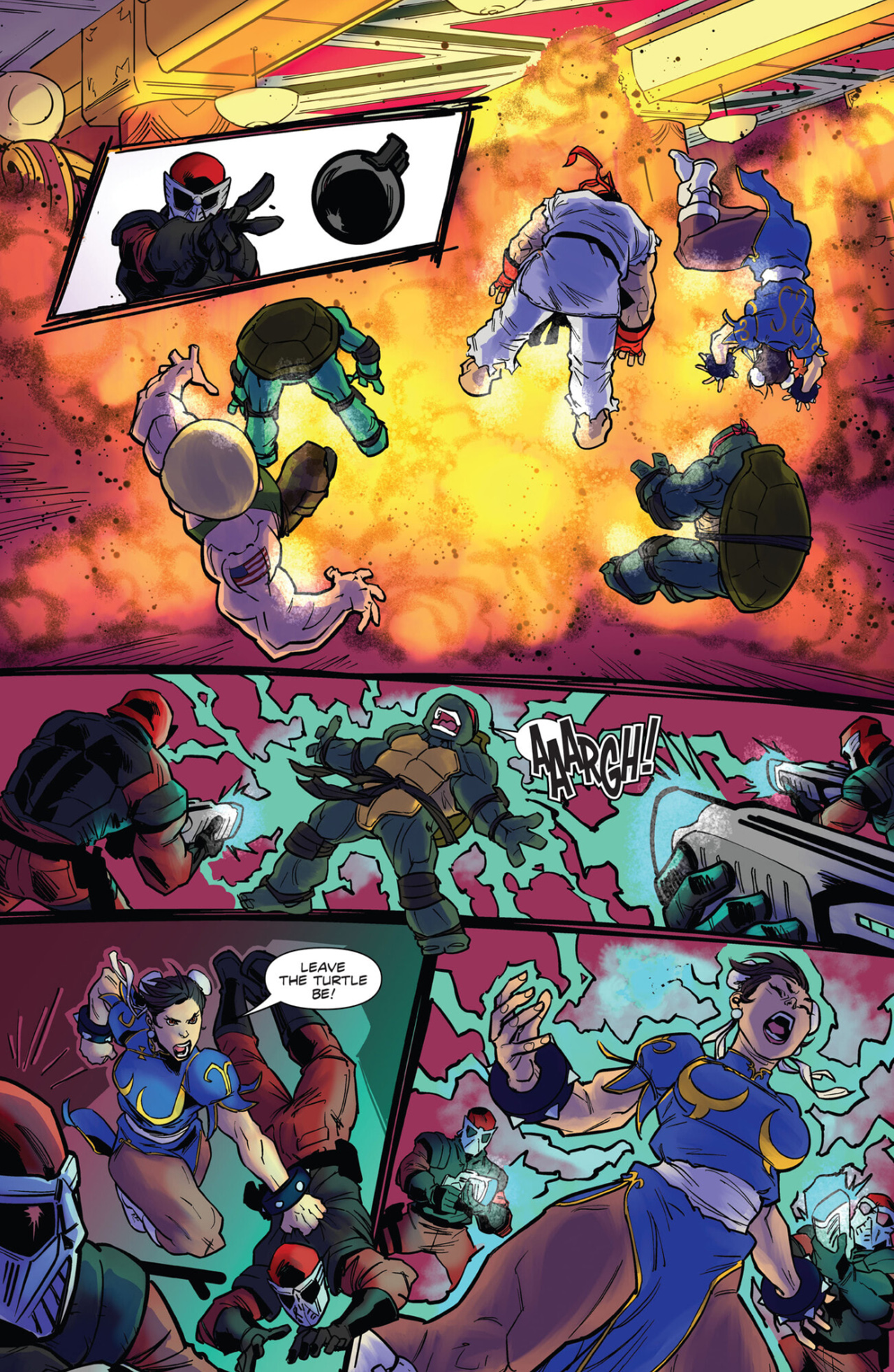 Teenage Mutant Ninja Turtles vs. Street Fighter (2023-) issue 2 - Page 19