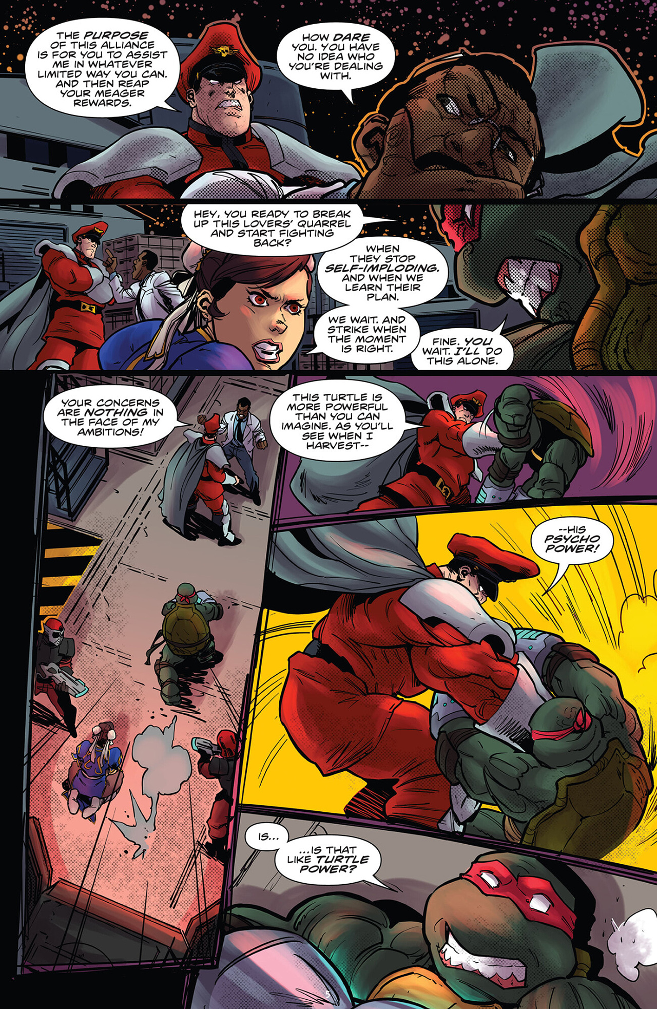 Teenage Mutant Ninja Turtles vs. Street Fighter (2023-) issue 3 - Page 5