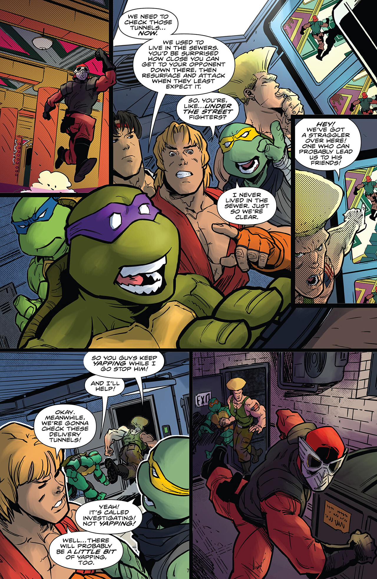 Teenage Mutant Ninja Turtles vs. Street Fighter (2023-) issue 3 - Page 7