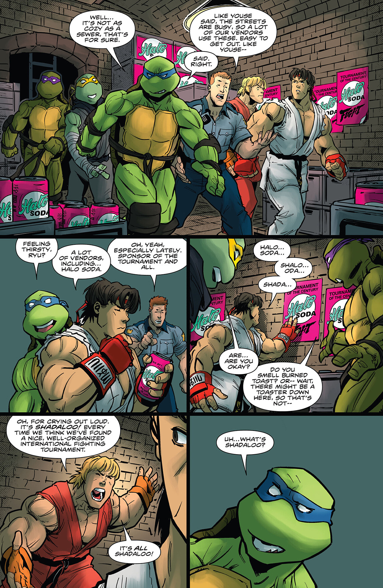 Teenage Mutant Ninja Turtles vs. Street Fighter (2023-) issue 3 - Page 8