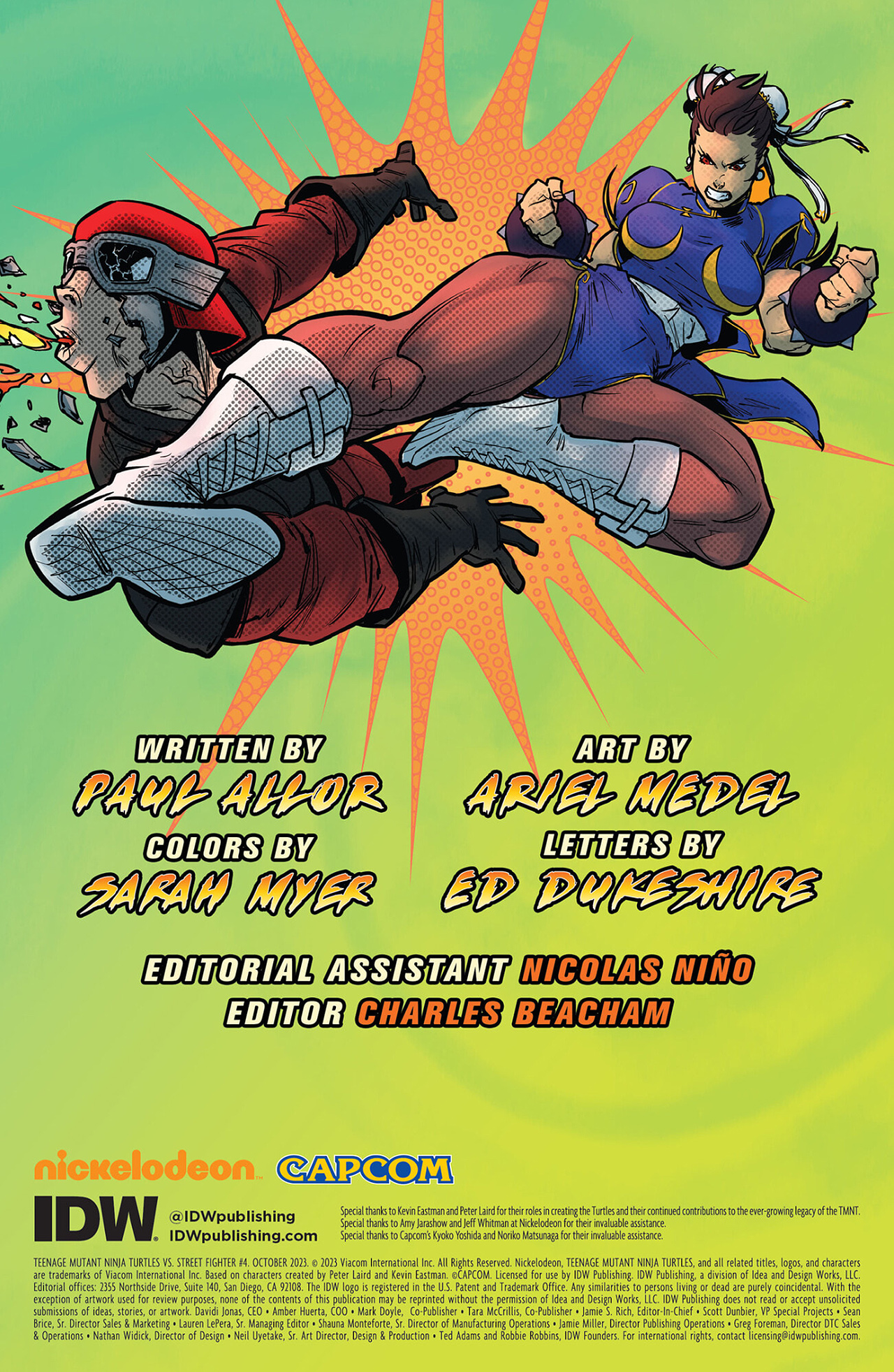 Teenage Mutant Ninja Turtles vs. Street Fighter (2023-): Chapter 4 - Page 2