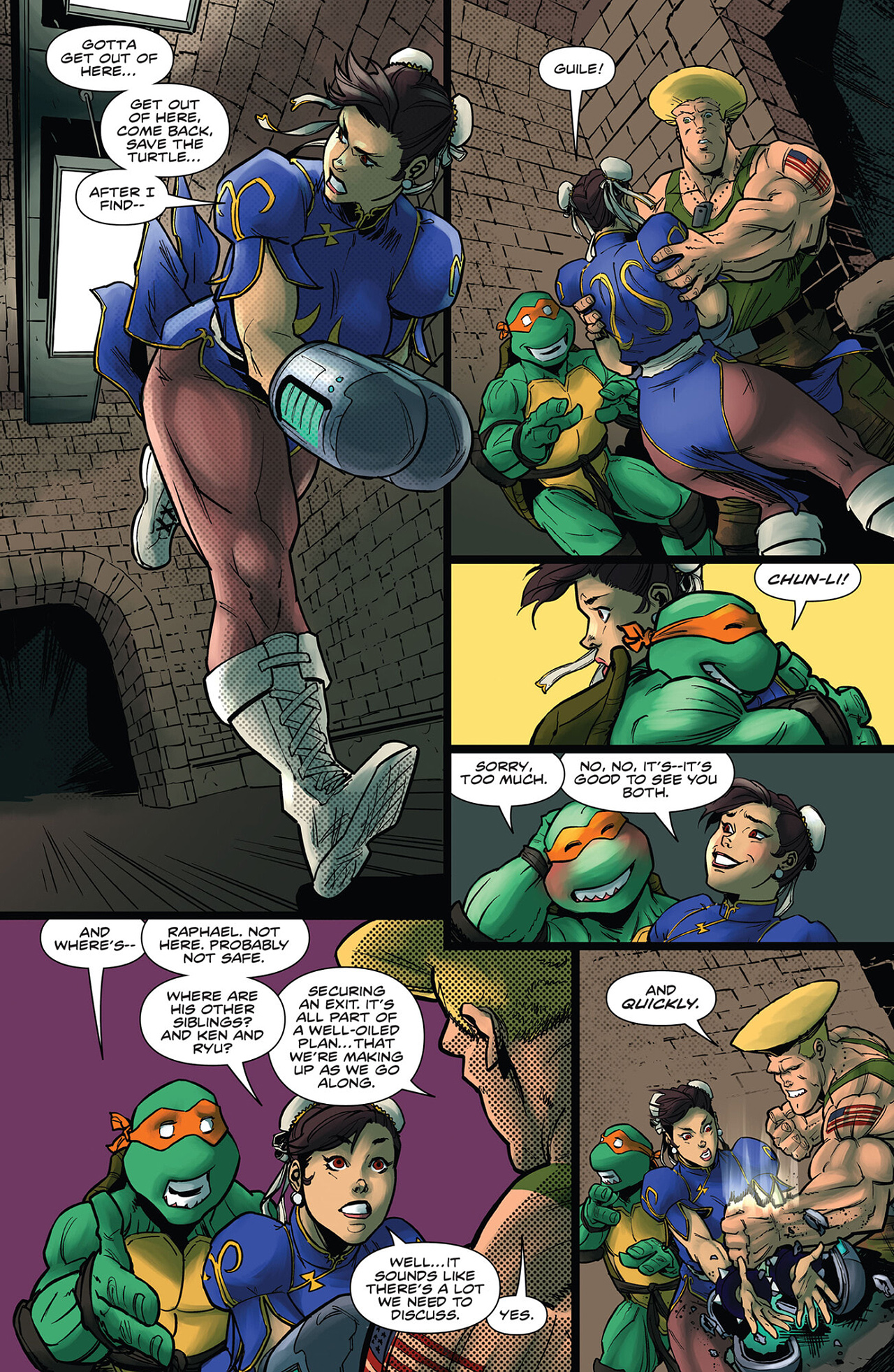 Teenage Mutant Ninja Turtles vs. Street Fighter (2023-): Chapter 4 - Page 7