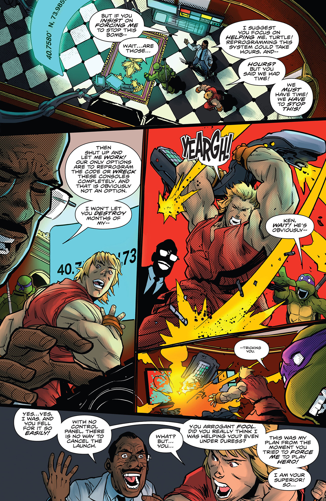 Teenage Mutant Ninja Turtles vs. Street Fighter (2023-) issue 4 - Page 17