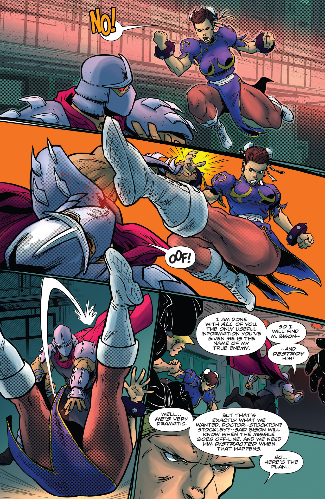 Teenage Mutant Ninja Turtles vs. Street Fighter (2023-) issue 5 - Page 7