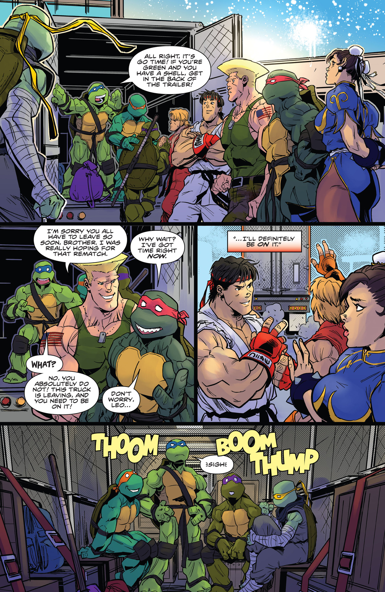 Teenage Mutant Ninja Turtles vs. Street Fighter (2023-) issue 5 - Page 21