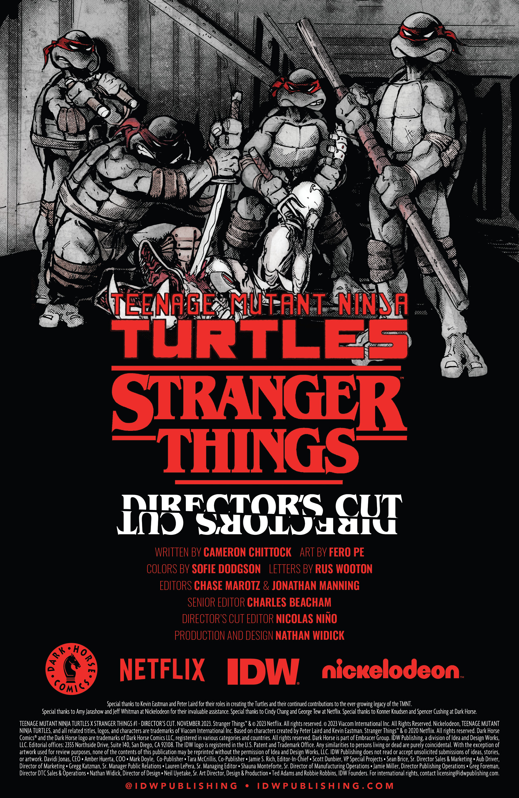 Teenage Mutant Ninja Turtles x Stranger Things (2023-) issue Director's Cut 1 - Page 2