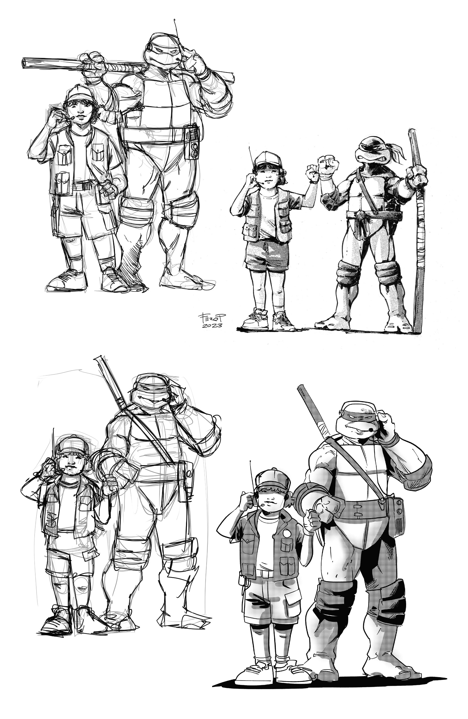 Teenage Mutant Ninja Turtles x Stranger Things (2023-) issue Director's Cut 1 - Page 40