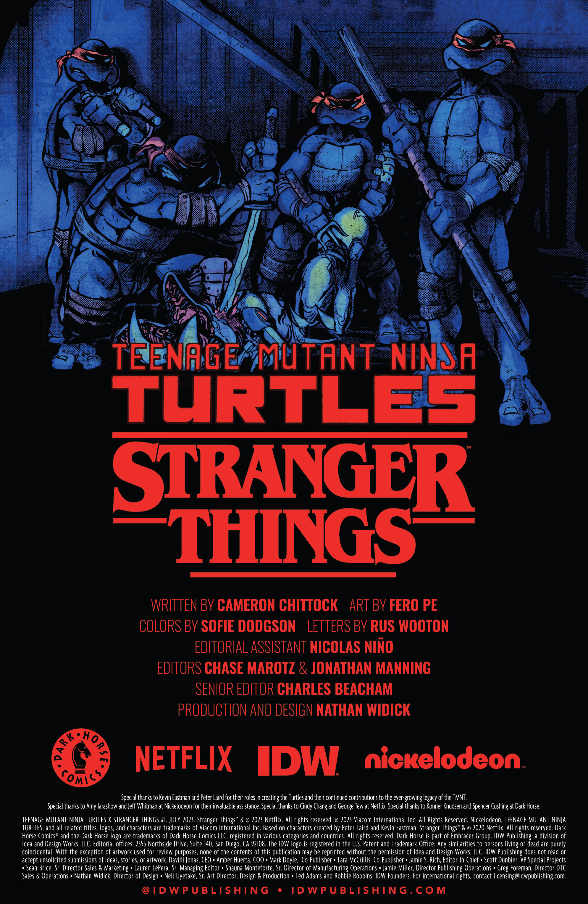 Teenage Mutant Ninja Turtles x Stranger Things (2023-) issue 1 - Page 2