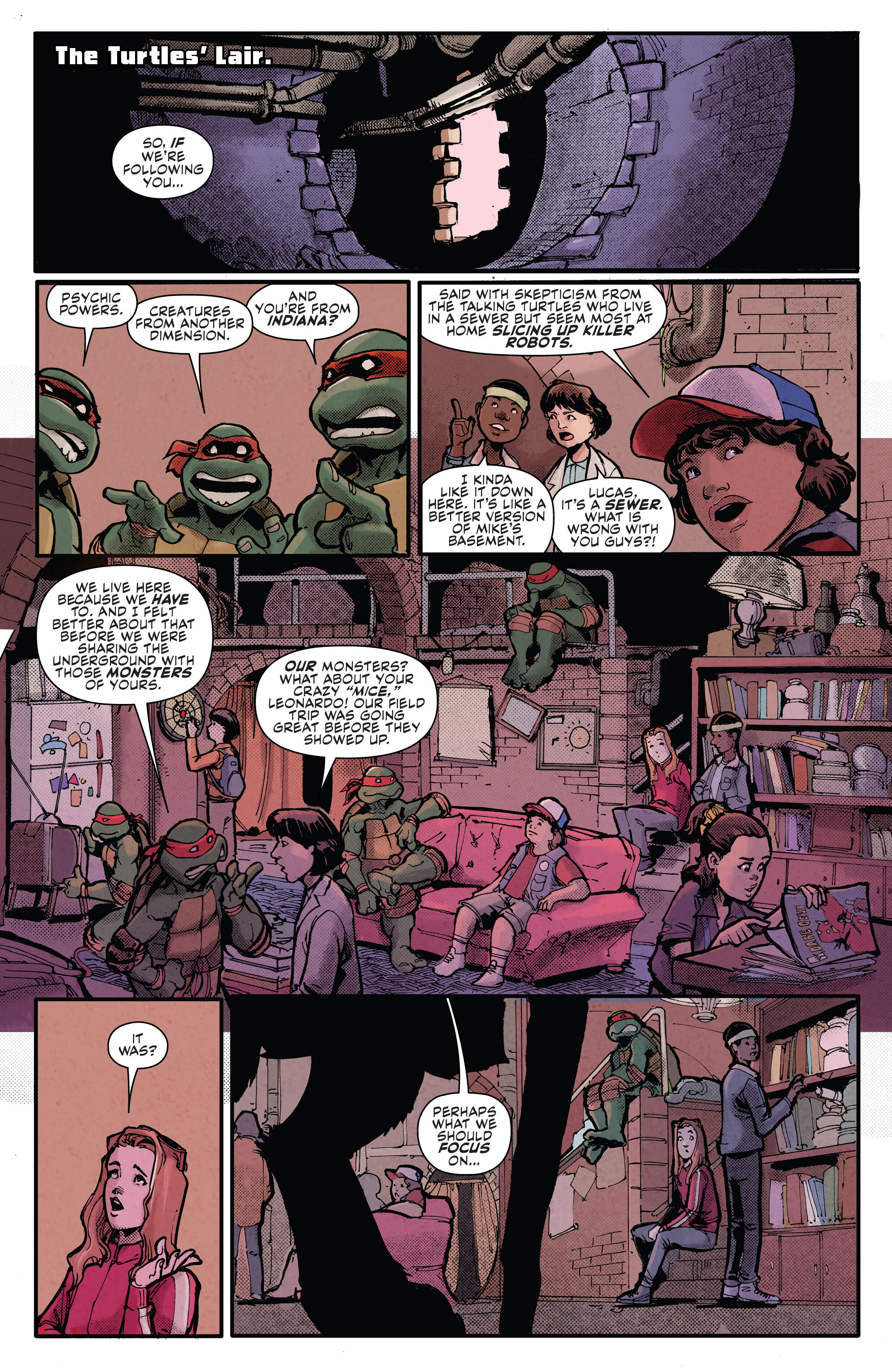 Teenage Mutant Ninja Turtles x Stranger Things (2023-) issue 1 - Page 11