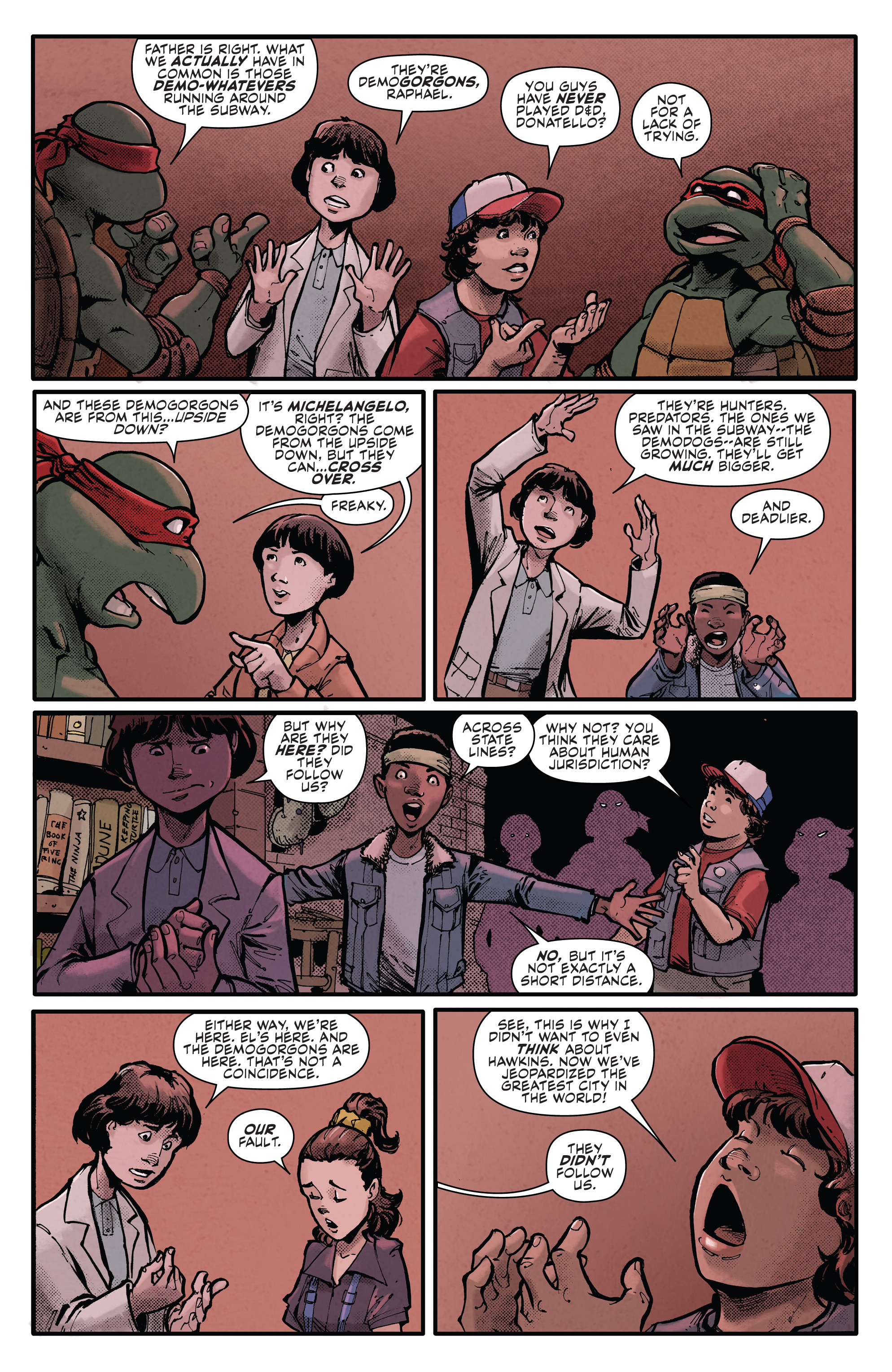 Teenage Mutant Ninja Turtles x Stranger Things (2023-) issue 1 - Page 13