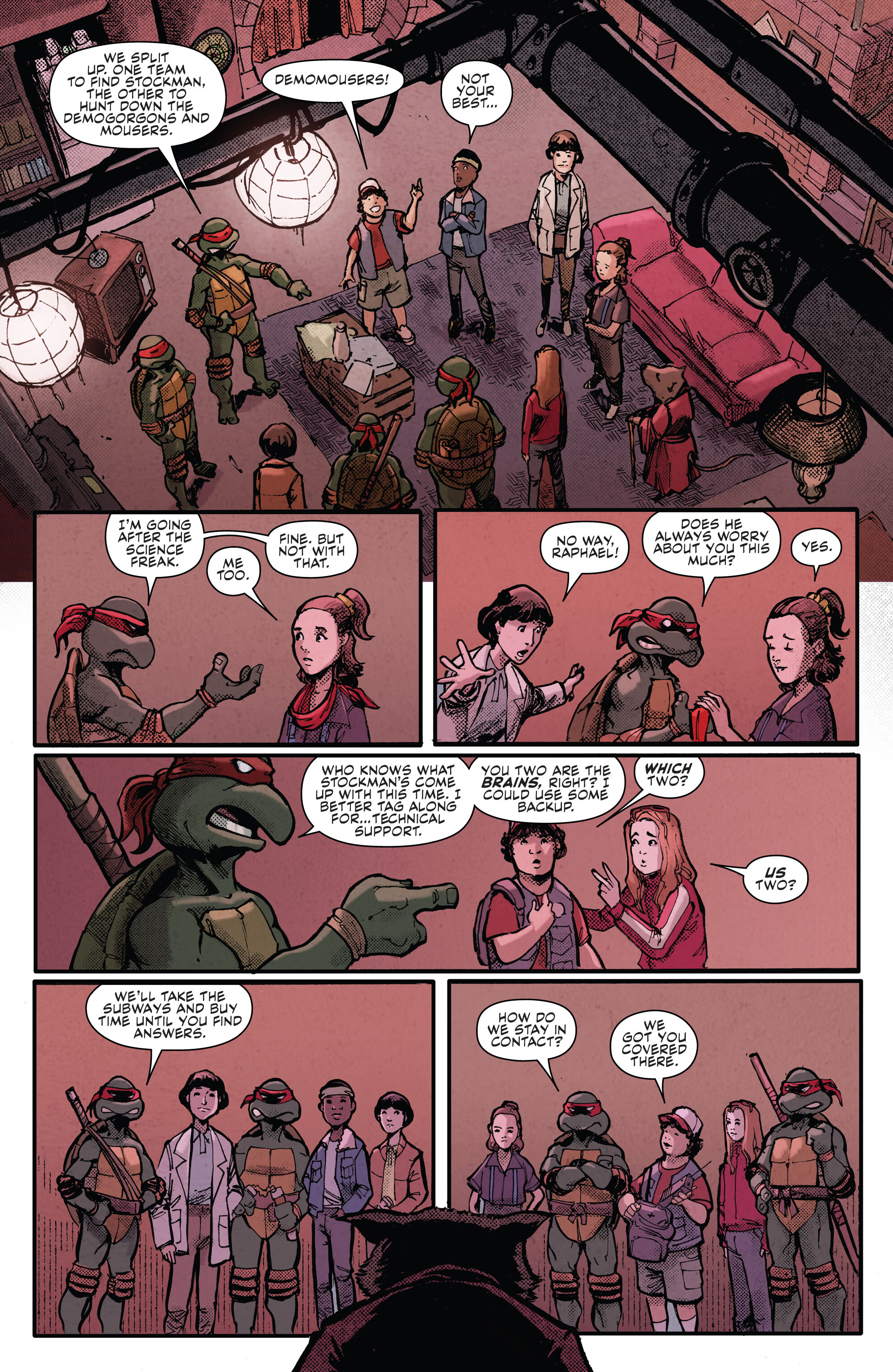 Teenage Mutant Ninja Turtles x Stranger Things (2023-) issue 1 - Page 19