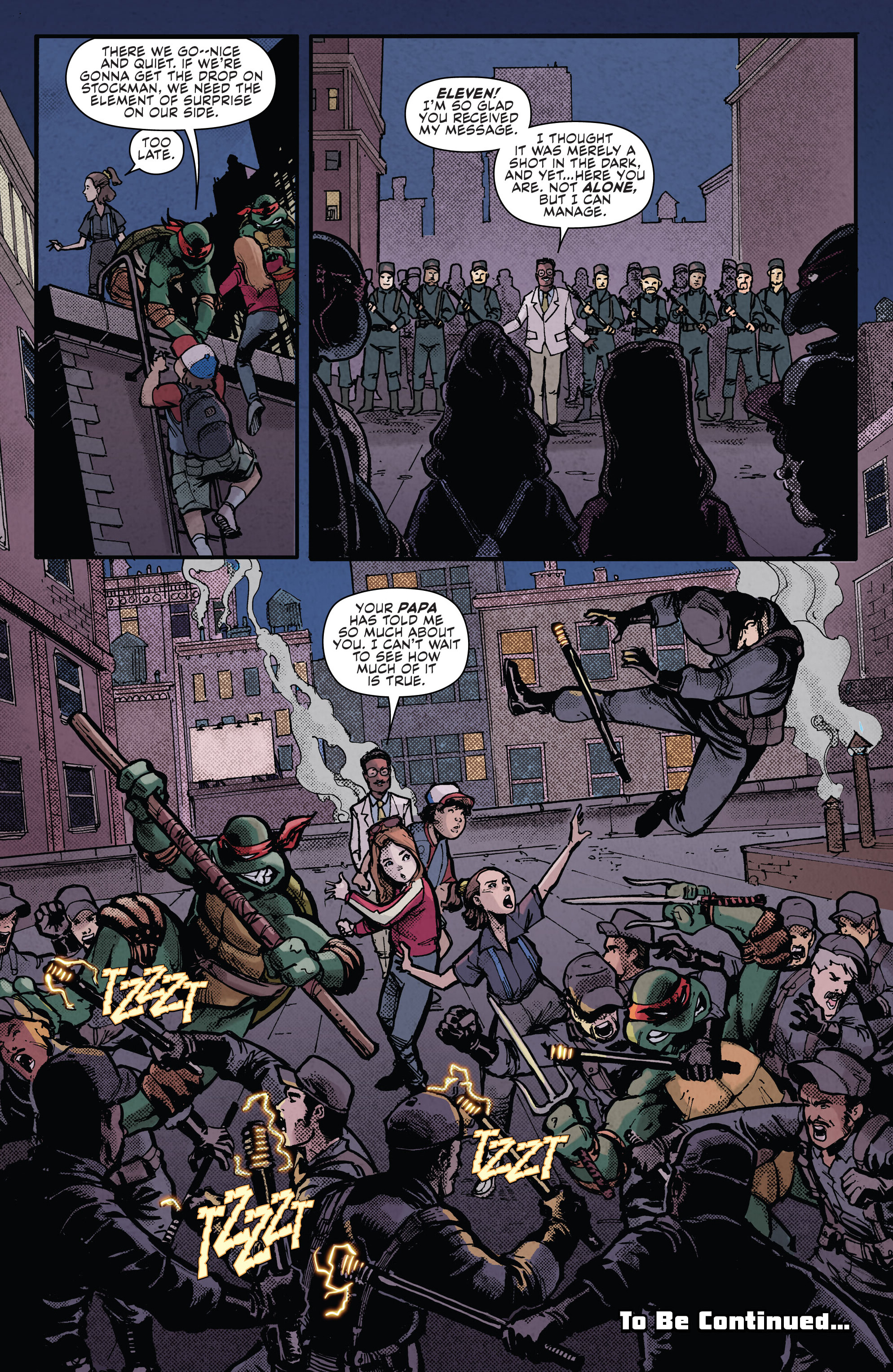 Teenage Mutant Ninja Turtles x Stranger Things (2023-) issue 1 - Page 21