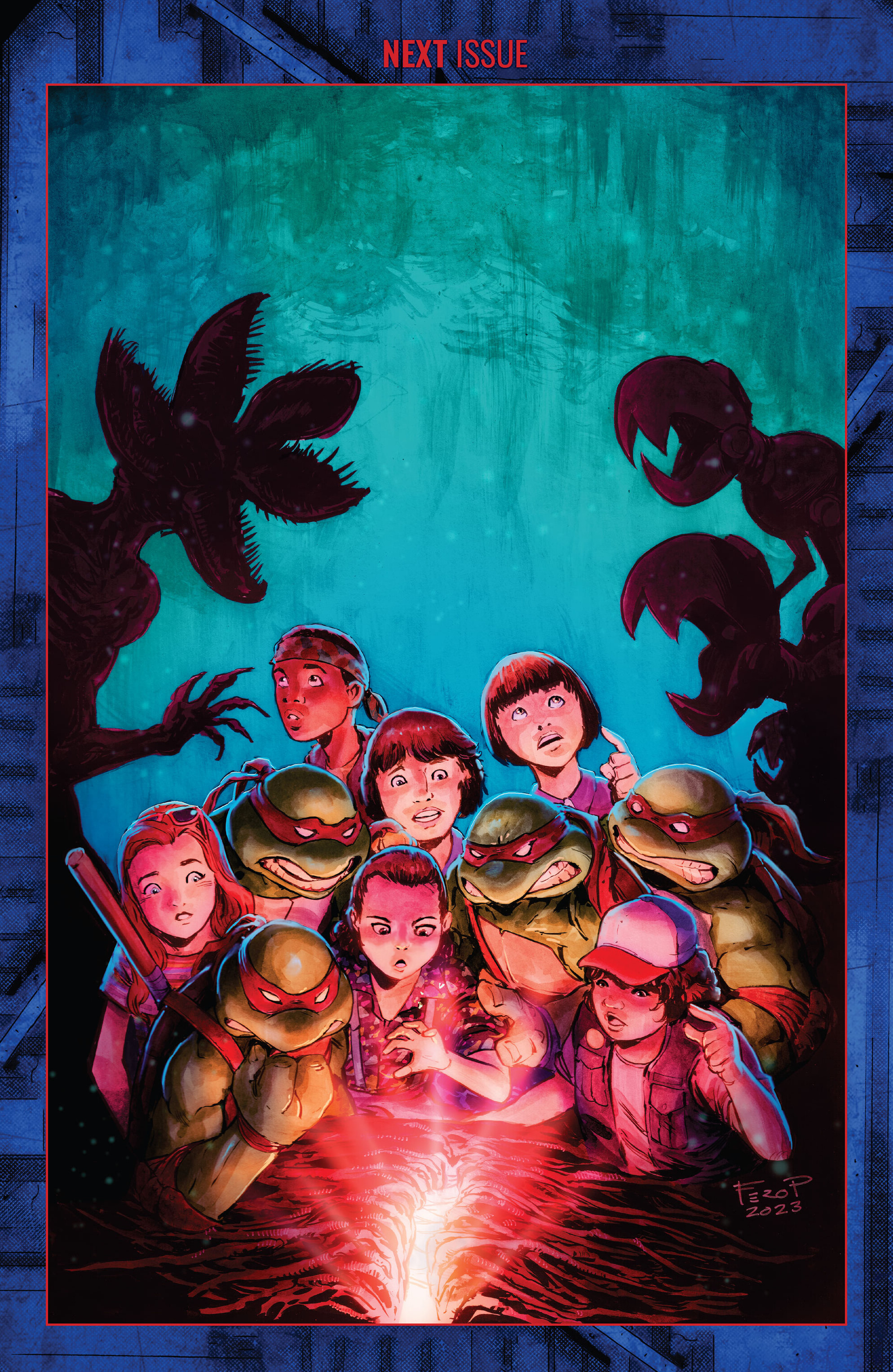 Teenage Mutant Ninja Turtles x Stranger Things (2023-) issue 1 - Page 22