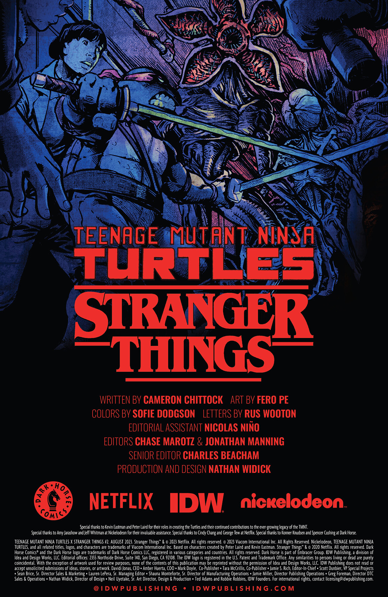 Teenage Mutant Ninja Turtles x Stranger Things (2023-) issue 2 - Page 2