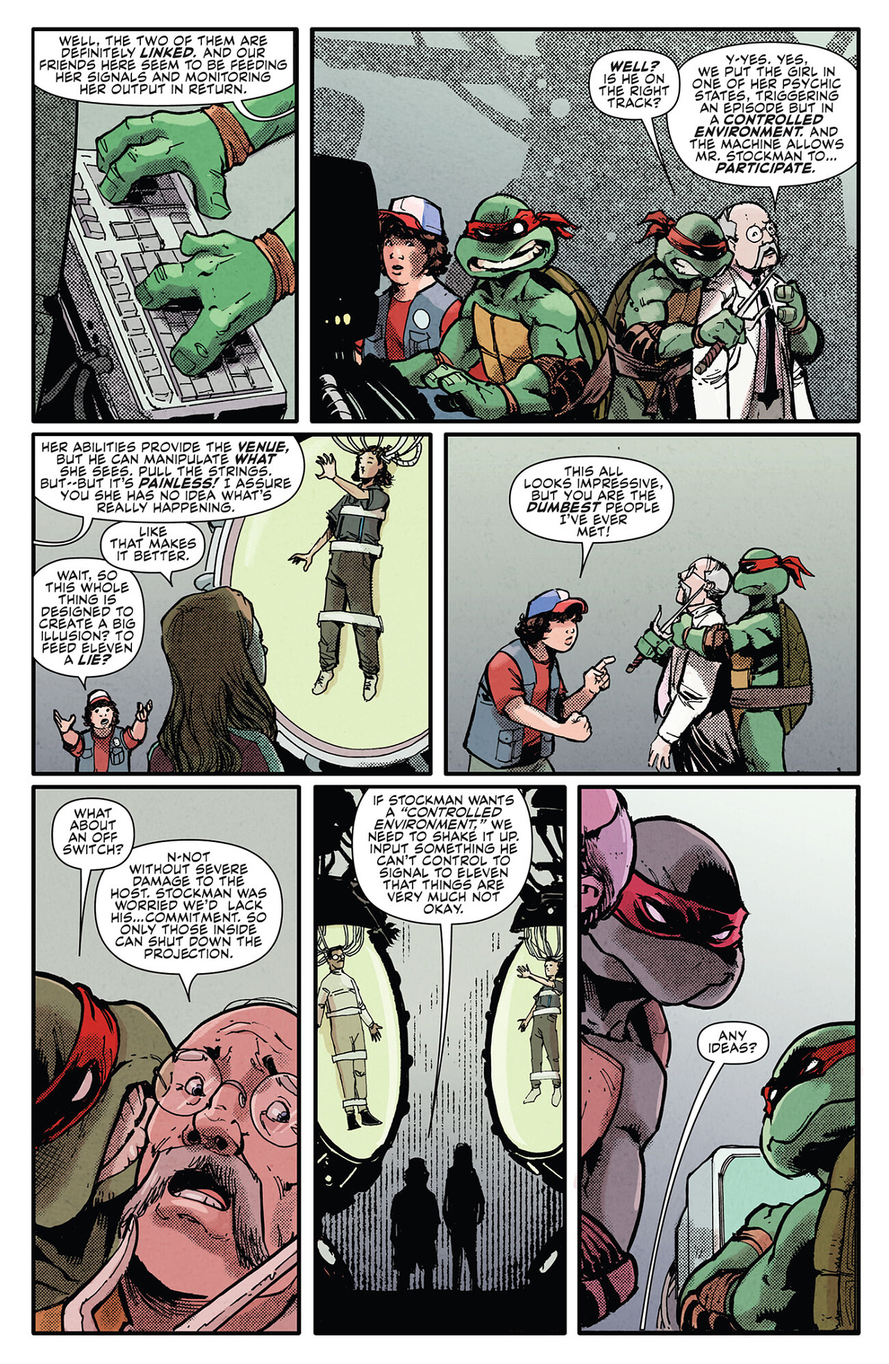 Teenage Mutant Ninja Turtles x Stranger Things (2023-) issue 2 - Page 17