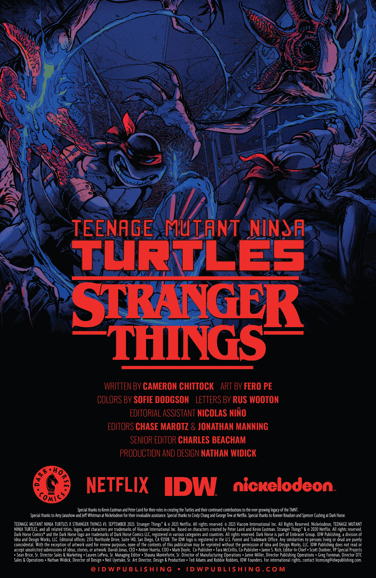 Teenage Mutant Ninja Turtles x Stranger Things (2023-) issue 3 - Page 2