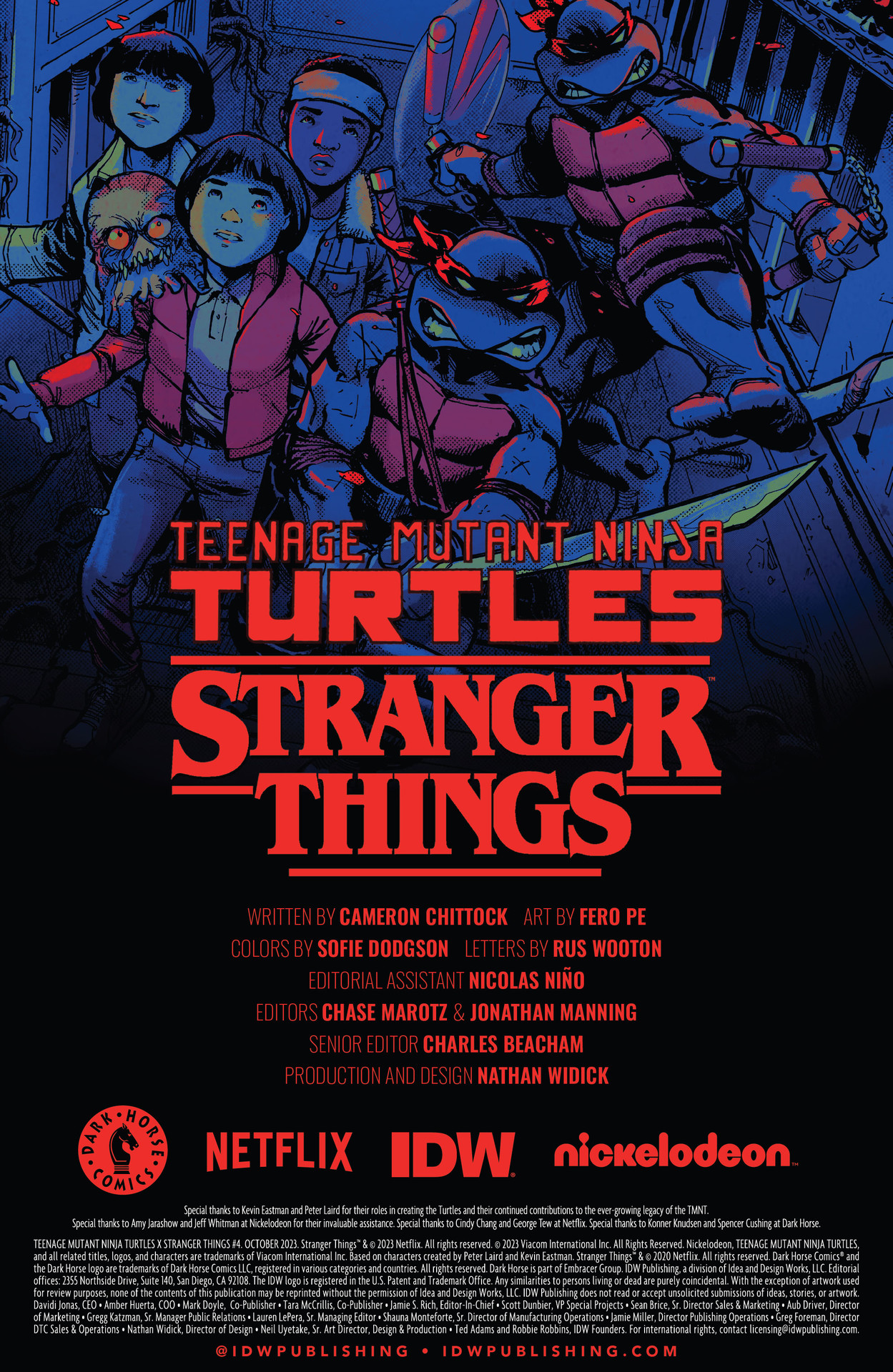 Teenage Mutant Ninja Turtles x Stranger Things (2023-) issue 4 - Page 2