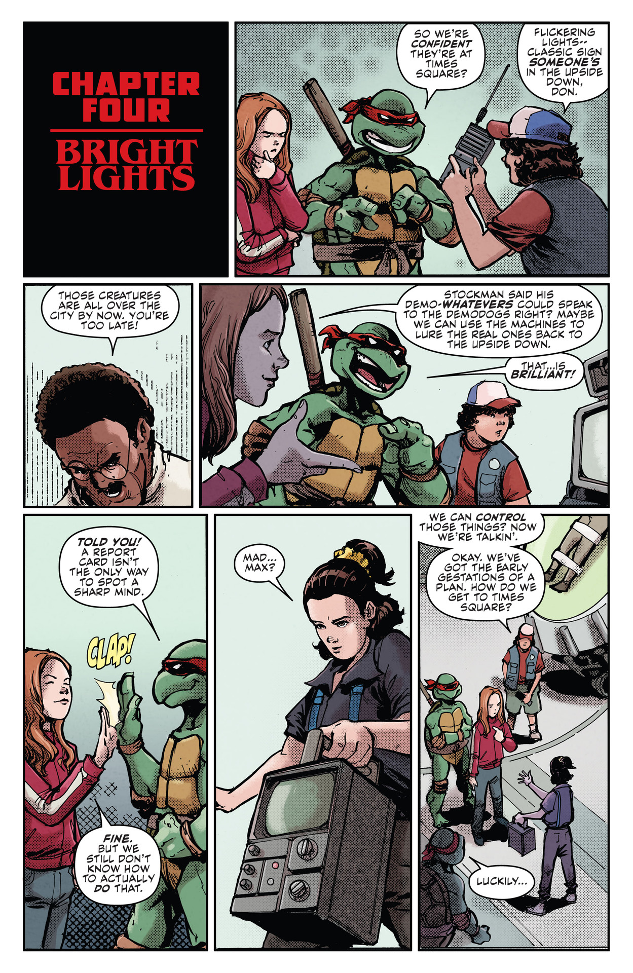 Teenage Mutant Ninja Turtles x Stranger Things (2023-) issue 4 - Page 4