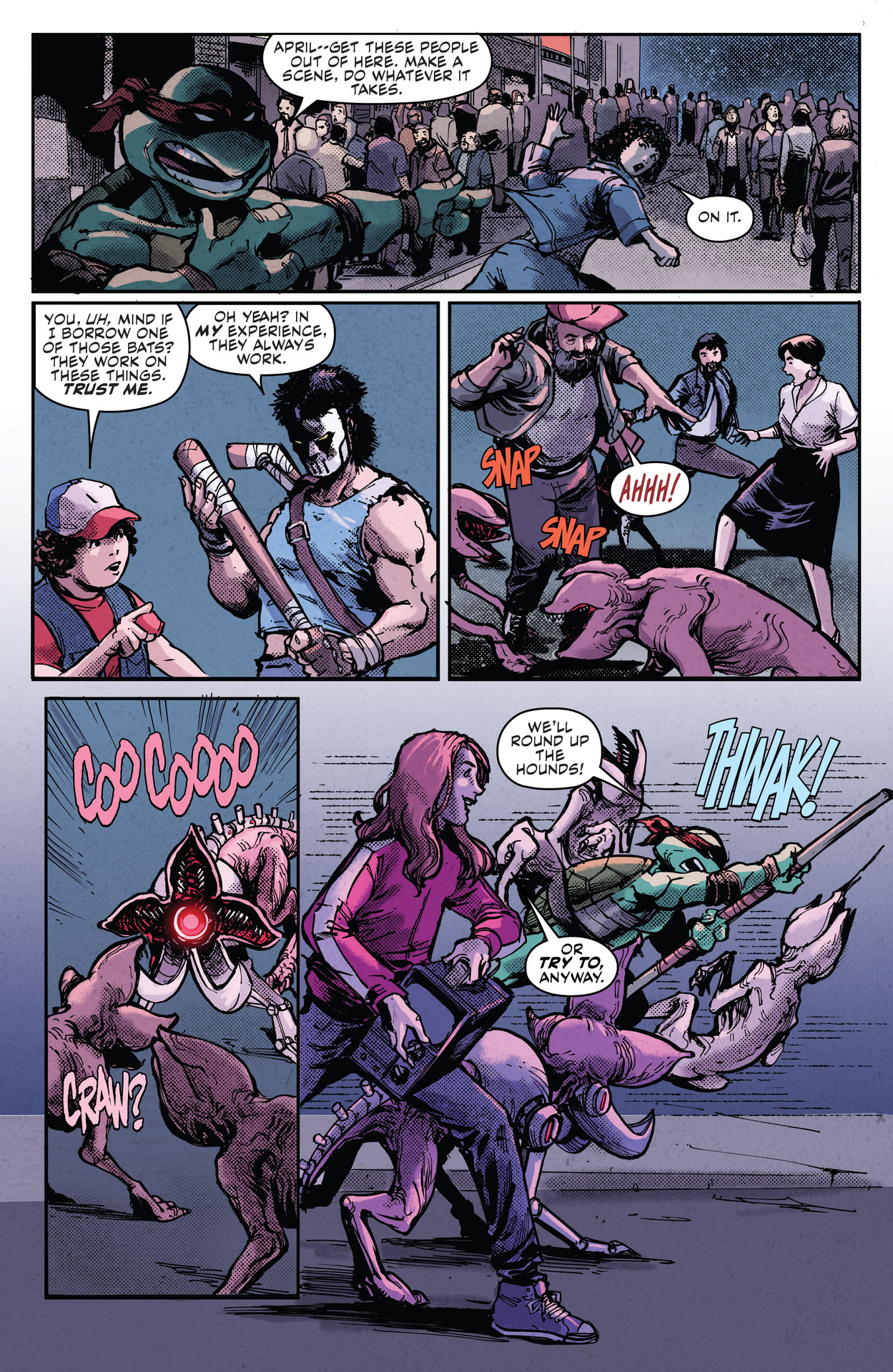 Teenage Mutant Ninja Turtles x Stranger Things (2023-) issue 4 - Page 9