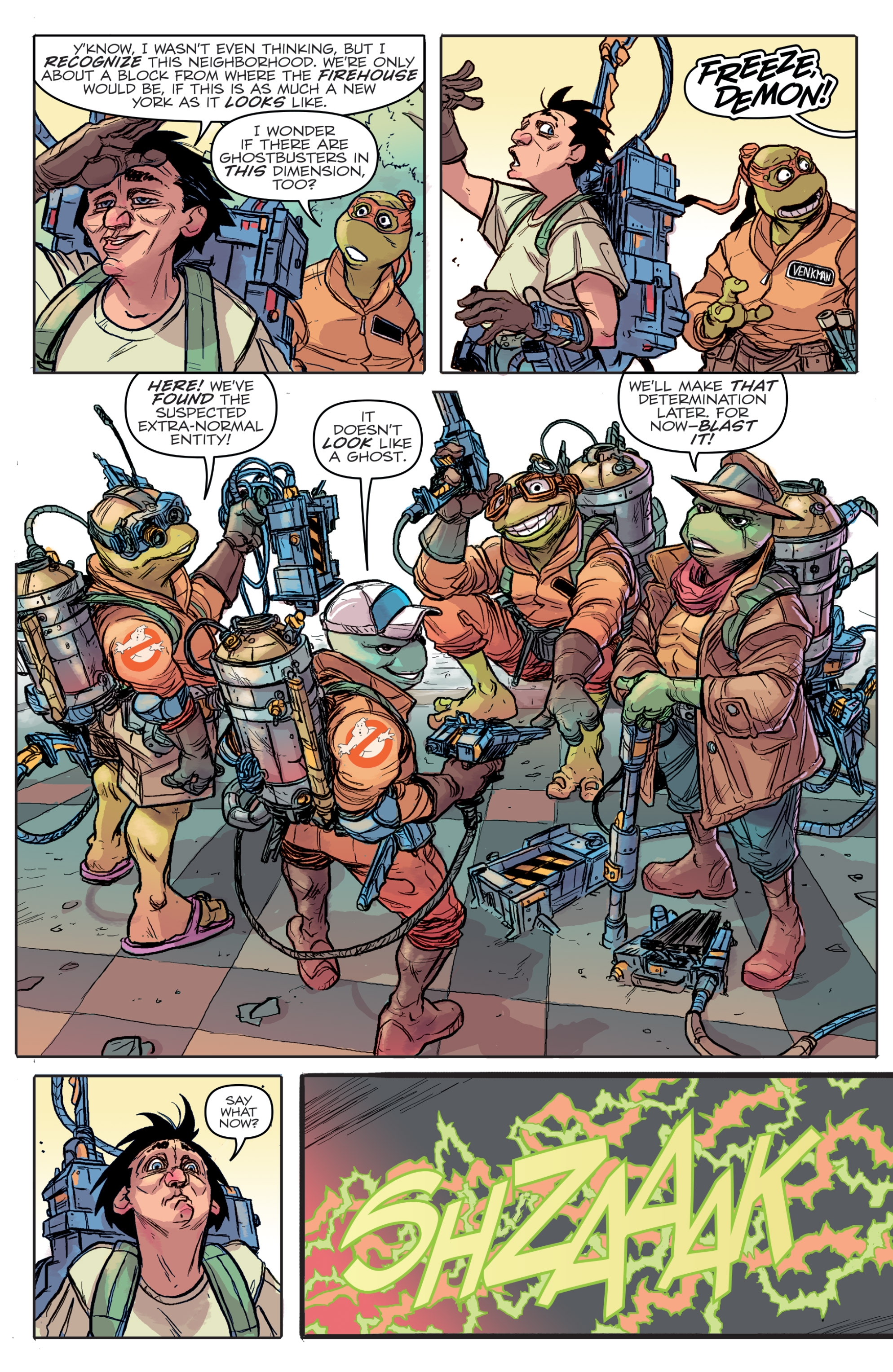 Teenage Mutant Ninja Turtles/Ghostbusters II (2017) issue 2 - Page 17